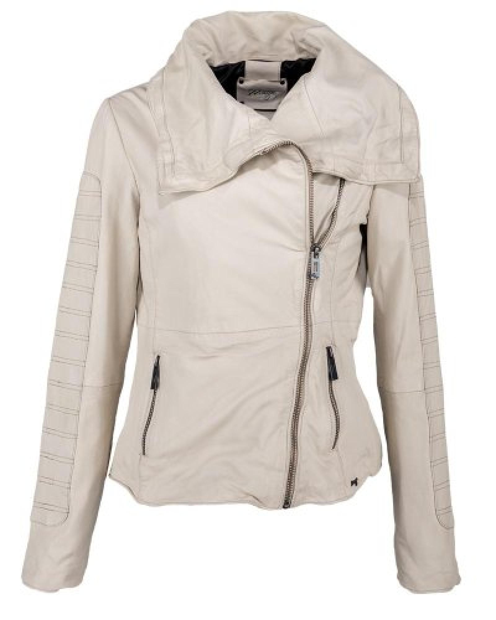 MAZE Lederjacke, Damen Geneva (wei&szlig;) 