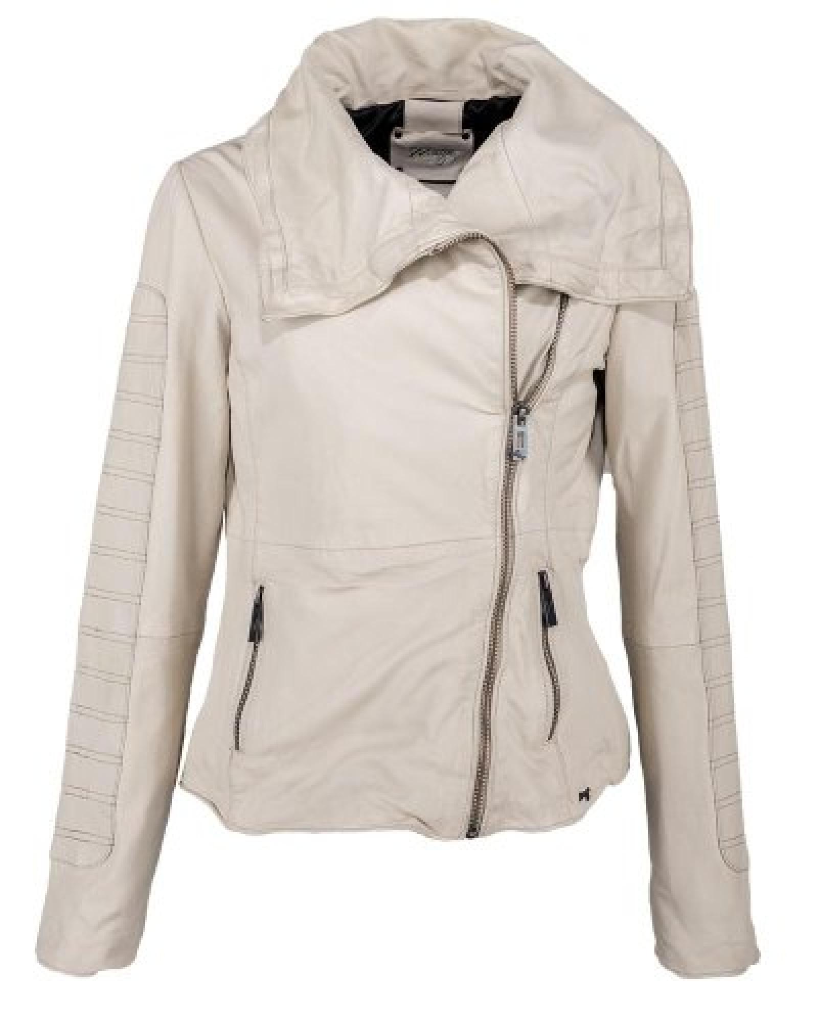 MAZE Lederjacke, Damen Geneva (weiß) 