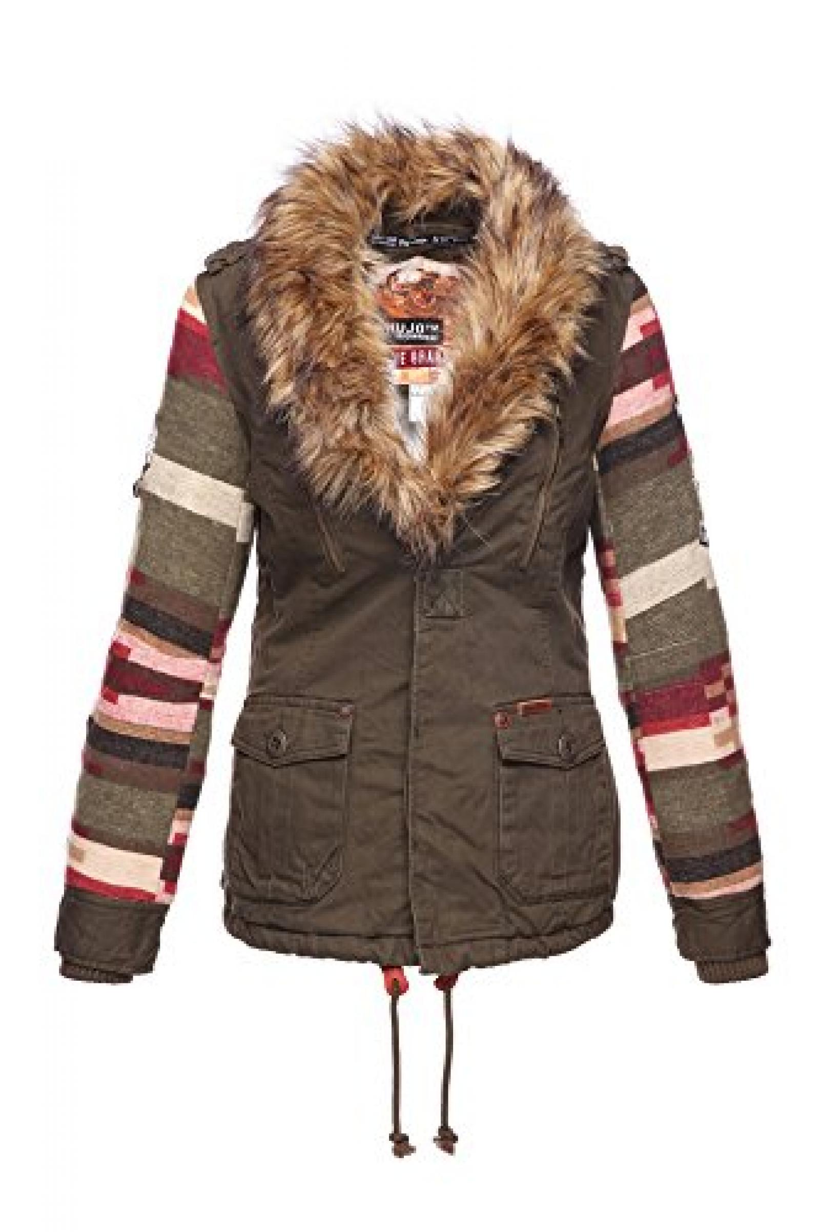 khujo Damen Jacke KEYLOH INDIA MIX 1135JK143oli 