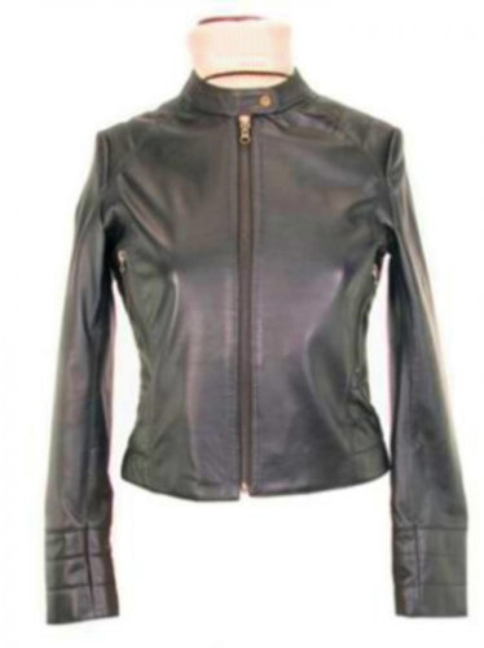 Alpakaandmore Damen Lamm Nappa Lederjacke schwarz QW147 Alpakaandmore Damen Lamm Nappa Lederjacke schwarz QW147