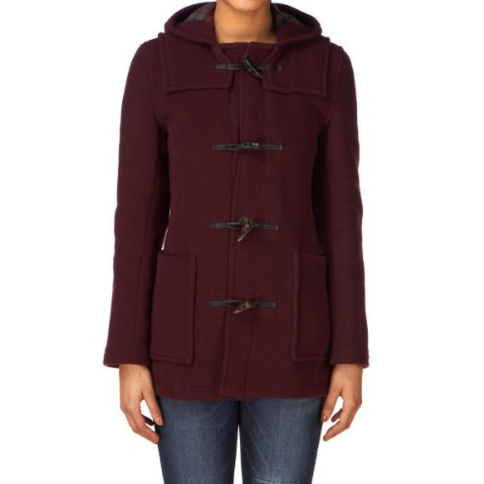 Gloverall Short Slim Jacket - Burgundy Gloverall Short Slim Jacket - Burgundy