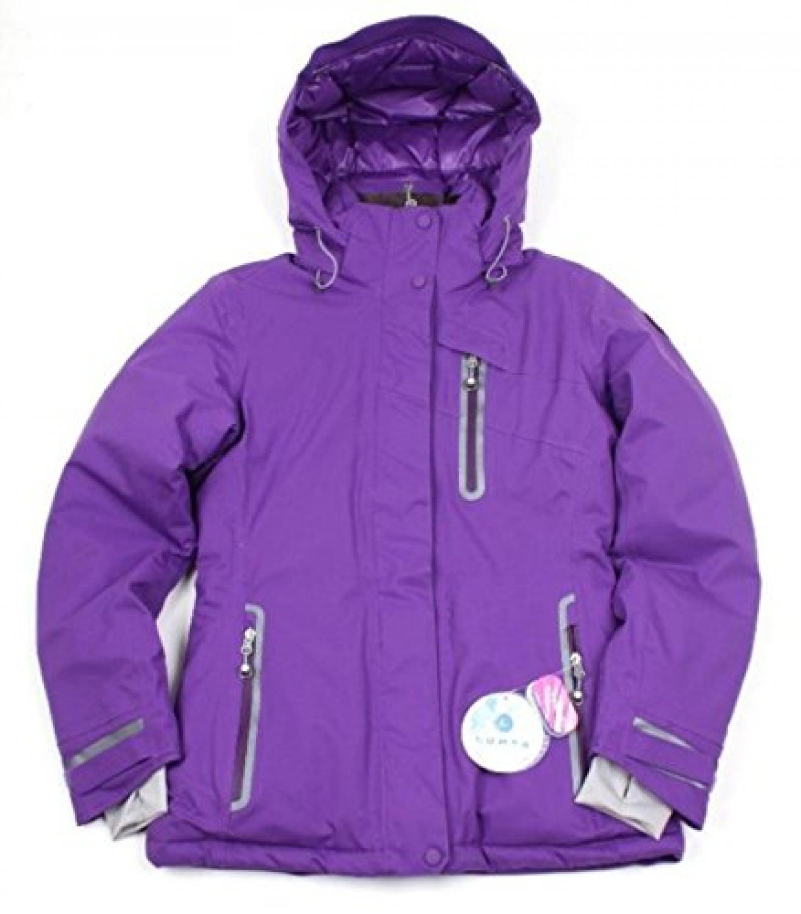 Gr. S/36 Orig. LUHTA Damen Daunen Skijacke Jacke mit Kapuze LILA 199,90&euro; NEUWARE 