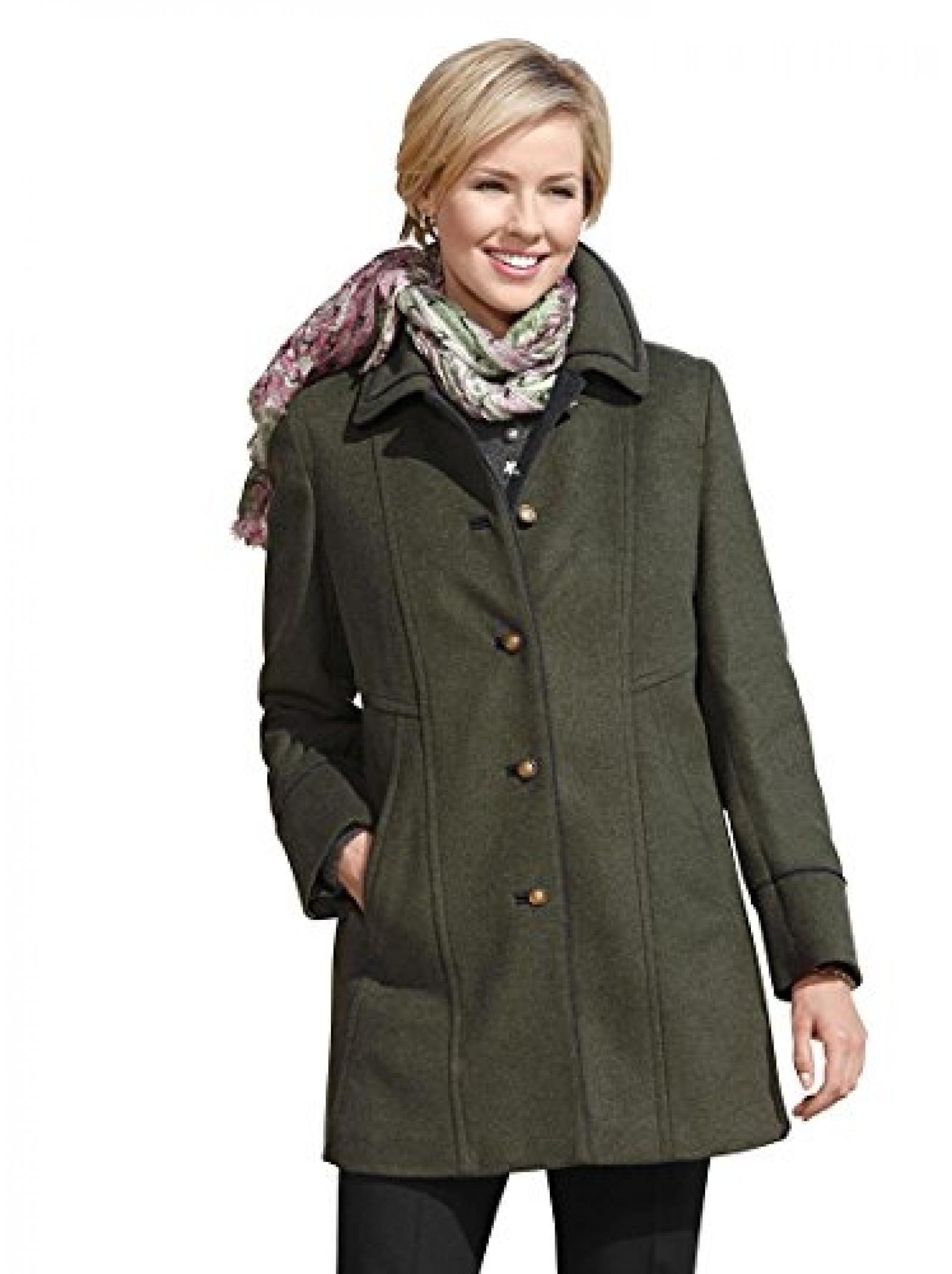 Damen-Loden-Jacke - gr&uuml;n-meliert - Witt Weiden - 322678 