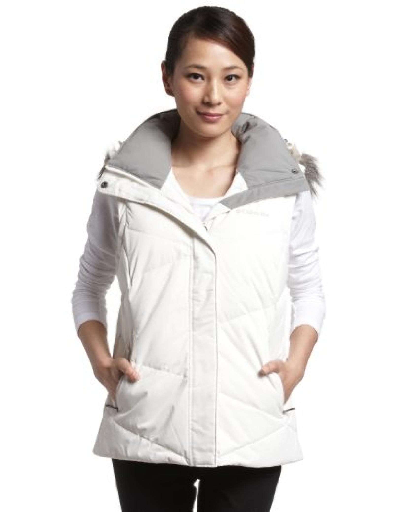 Columbia Damen Weste LayDDown Jacket WL1466:125 S, Weiss, S 