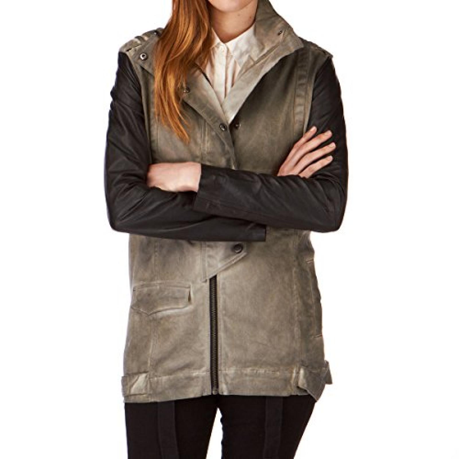 Religion Saxon Parka Jacket - Khaki/Black Religion Saxon Parka Jacket - Khaki/Black