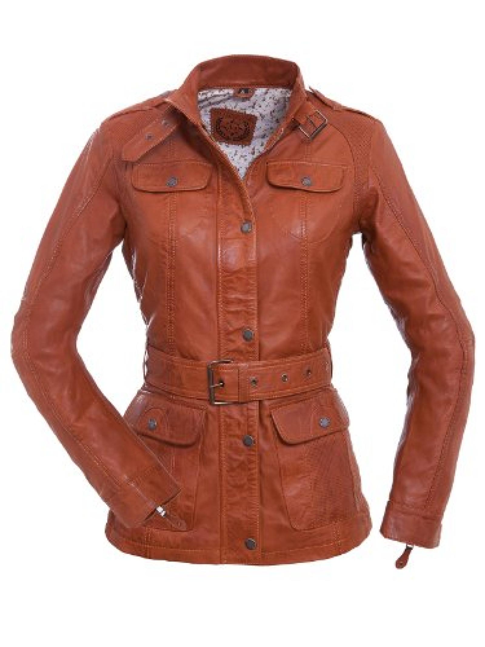 Magnifica Damen Lederjacke Bella in Farbe dark Cognac Gr. S-XXL Magnifica Damen Lederjacke Bella in Farbe dark Cognac Gr. S-XXL