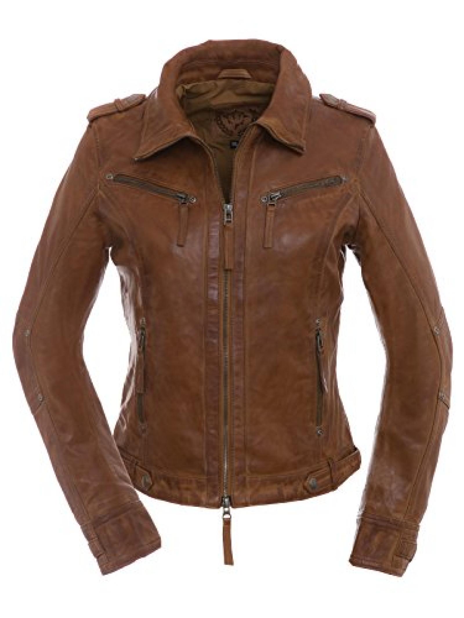 Magnifica Mandy - Damenlederjacke in Cognac Magnifica Mandy - Damenlederjacke in Cognac