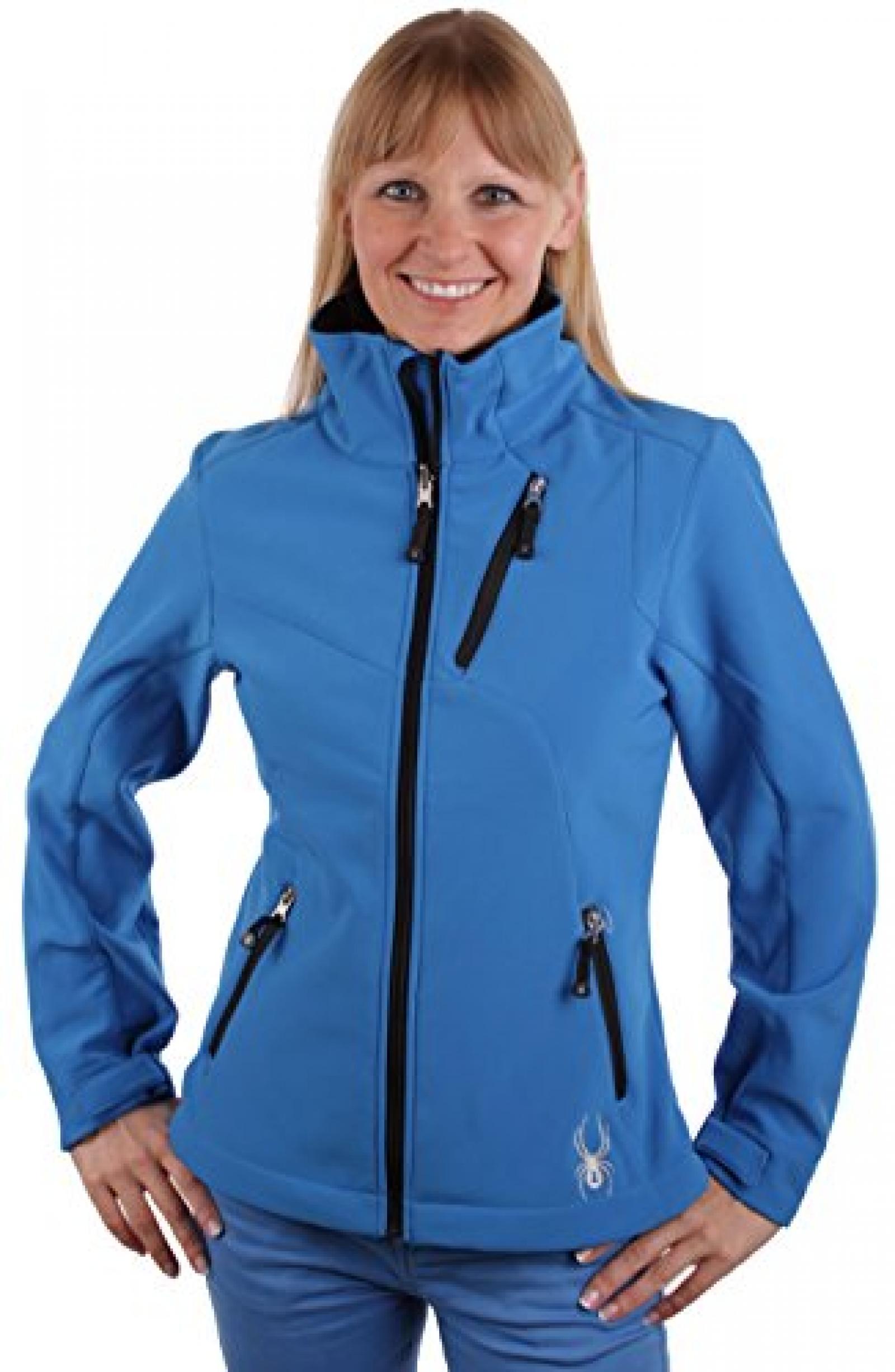 Spyder Damen Softshell Jacke Mont Blanc 2014/2015 Blau Gr. 38 #SP102A Spyder Damen Softshell Jacke Mont Blanc 2014/2015 Blau Gr. 38 #SP102A