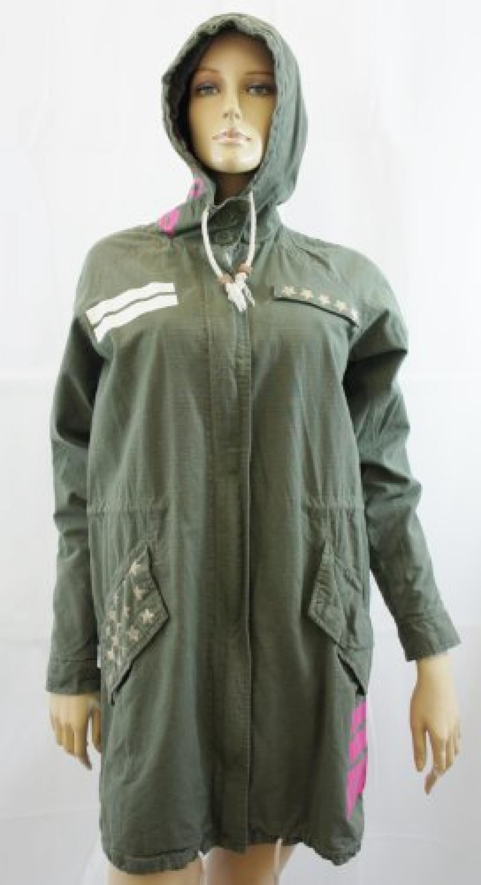 Pauls BoutiqueDamen Jacke Gr&uuml;n Khaki Green 