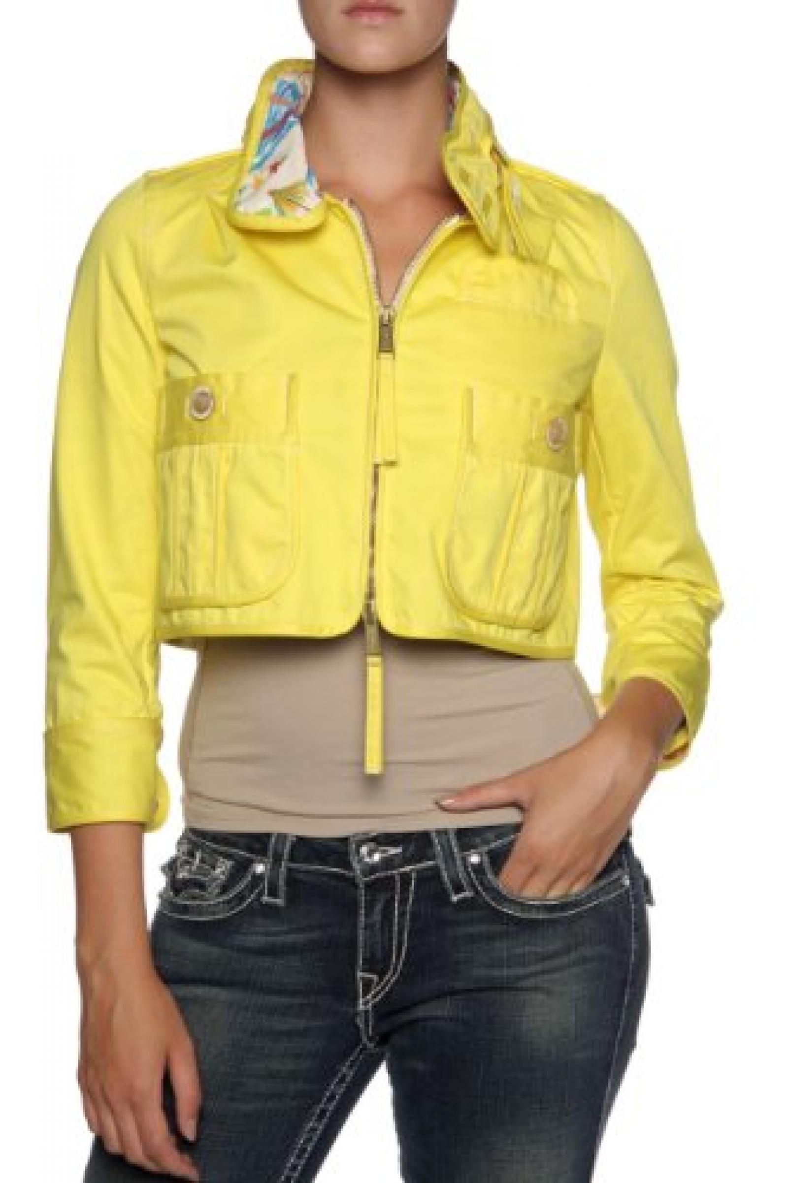 Dsquared² Damen Jacke Dsquared Jacke, Farbe: Gelb Dsquared² Damen Jacke Dsquared Jacke, Farbe: Gelb