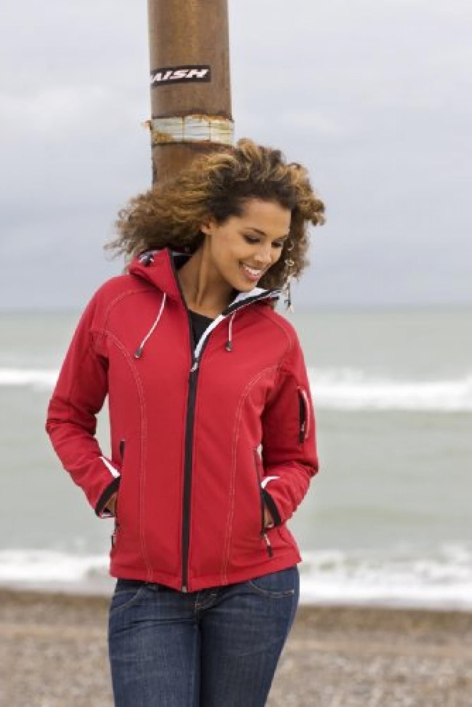 Tee Jays Ladies Hooded Soft Shell Jacket 
