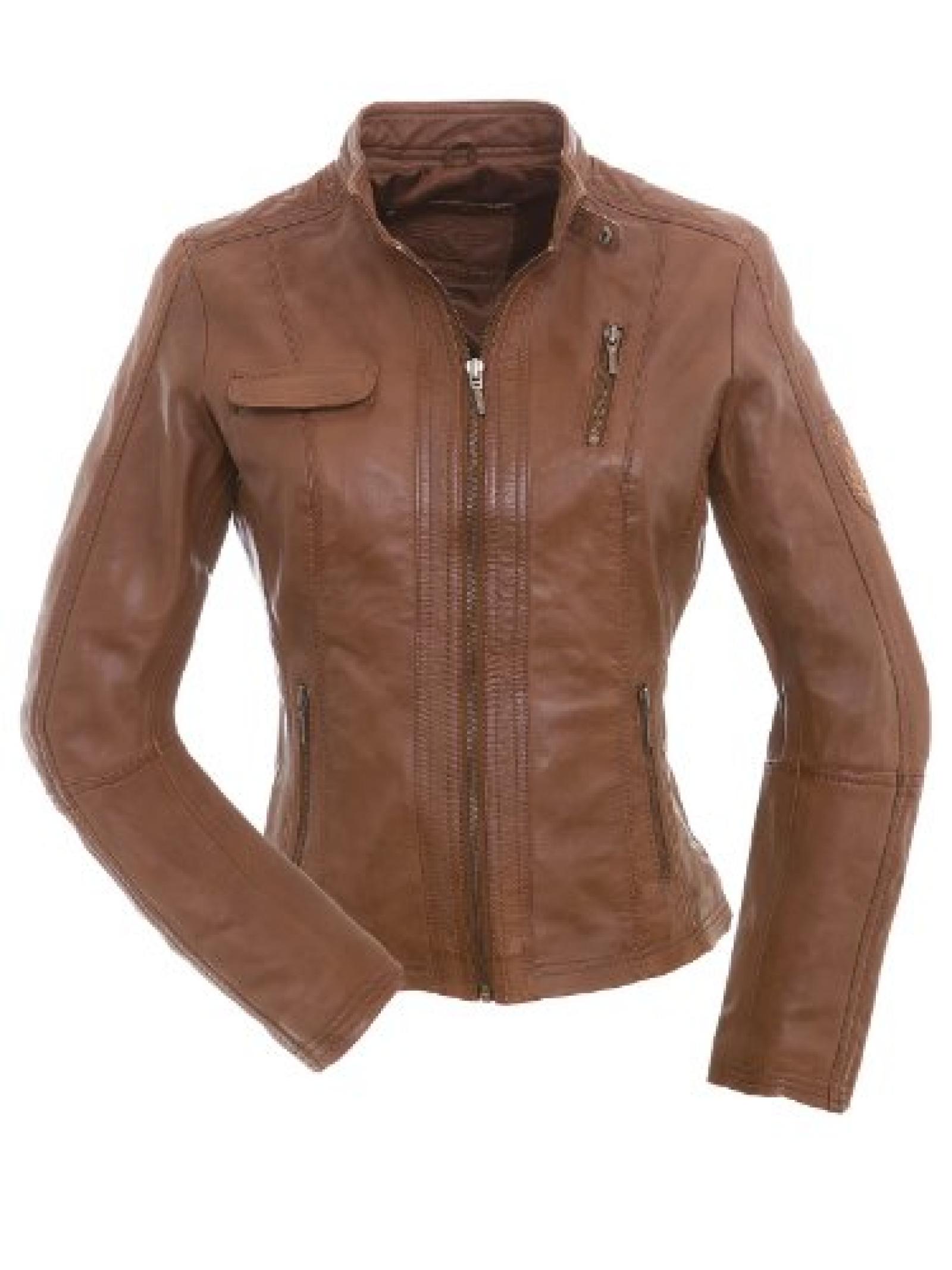 Henry´s by Magnifica Mary Damen Lederjacke in Braun Gr. S-XXL Henry´s by Magnifica Mary Damen Lederjacke in Braun Gr. S-XXL