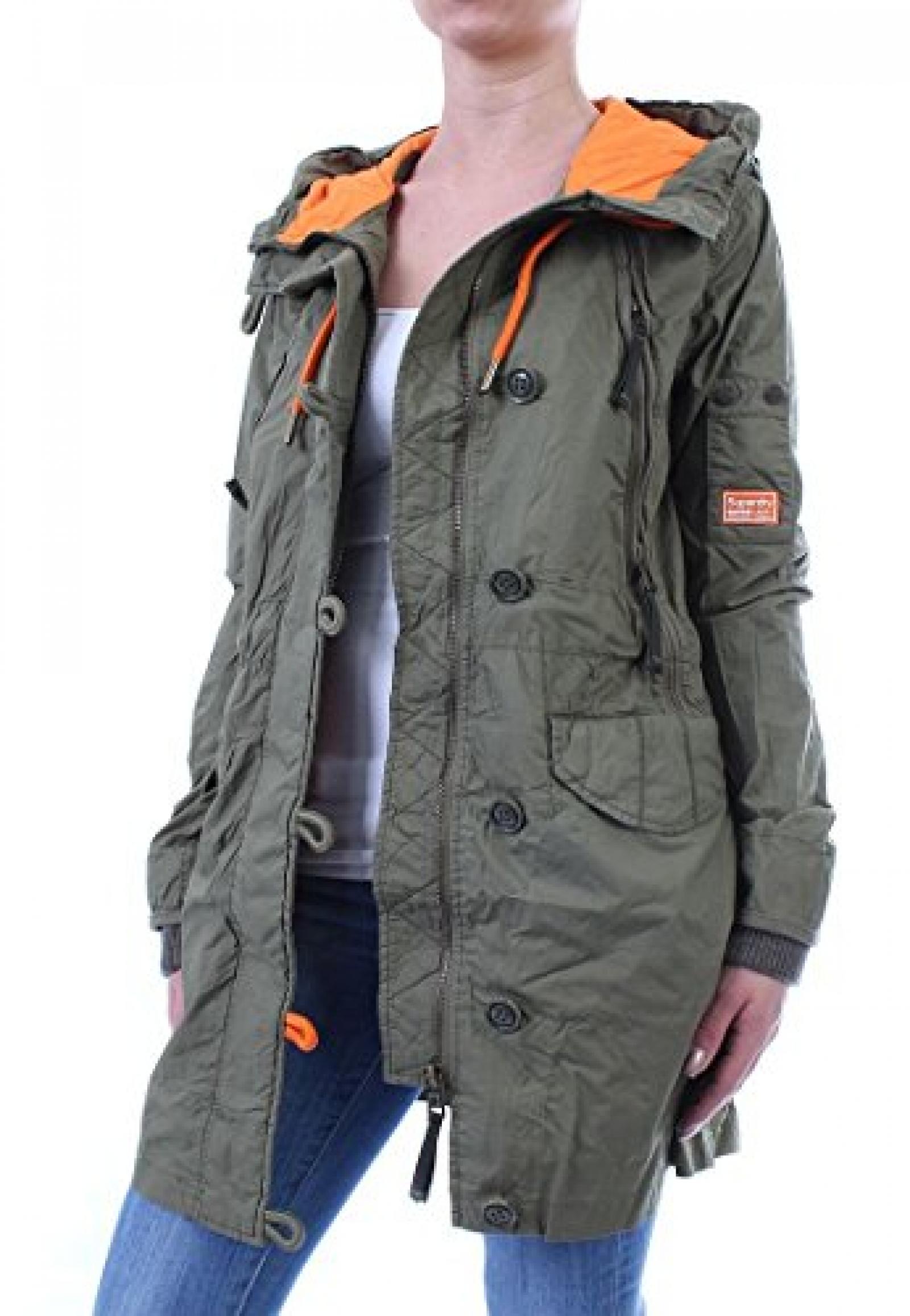 Superdry Parka Women - ULTIMATE SERVICE - Trad Army 