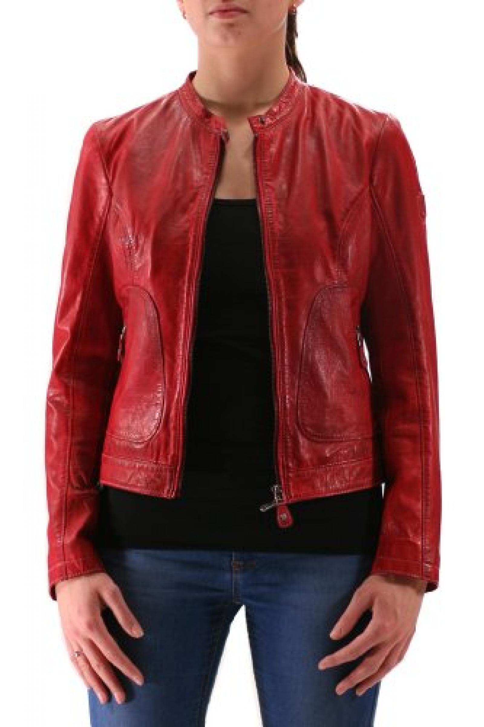 Celin 3 Lacal red Mauritius Lederjacke, Damen, Outerwear Celin 3 Lacal red Mauritius Lederjacke, Damen, Outerwear