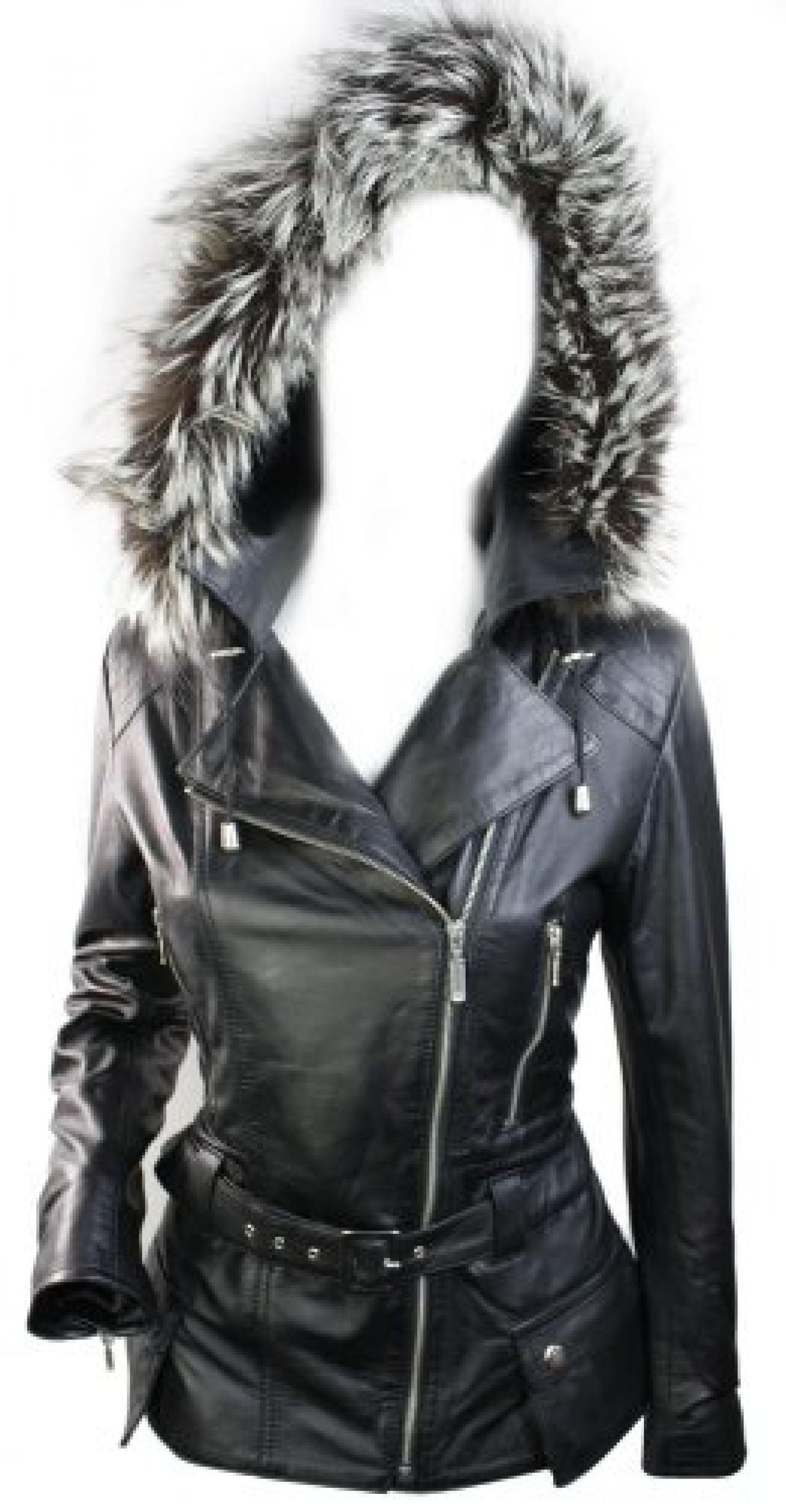Damen Winter Echtleder Jacke Schwarz Abtrennbare Fell Kragen Mantel Damen Winter Echtleder Jacke Schwarz Abtrennbare Fell Kragen Mantel