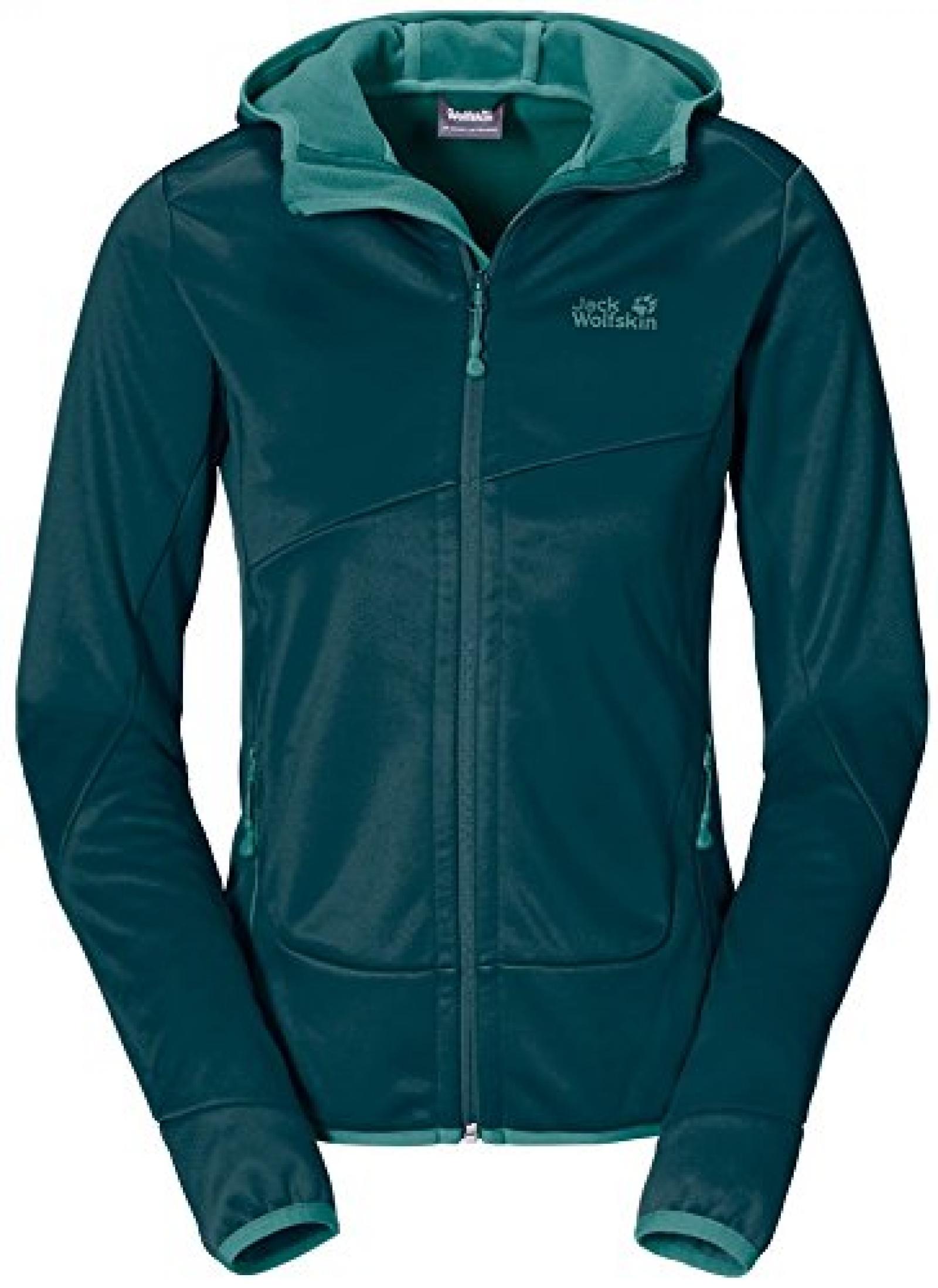 Jack Wolfskin Glacier Valley Kapuzen-Softshelljacke Damen 