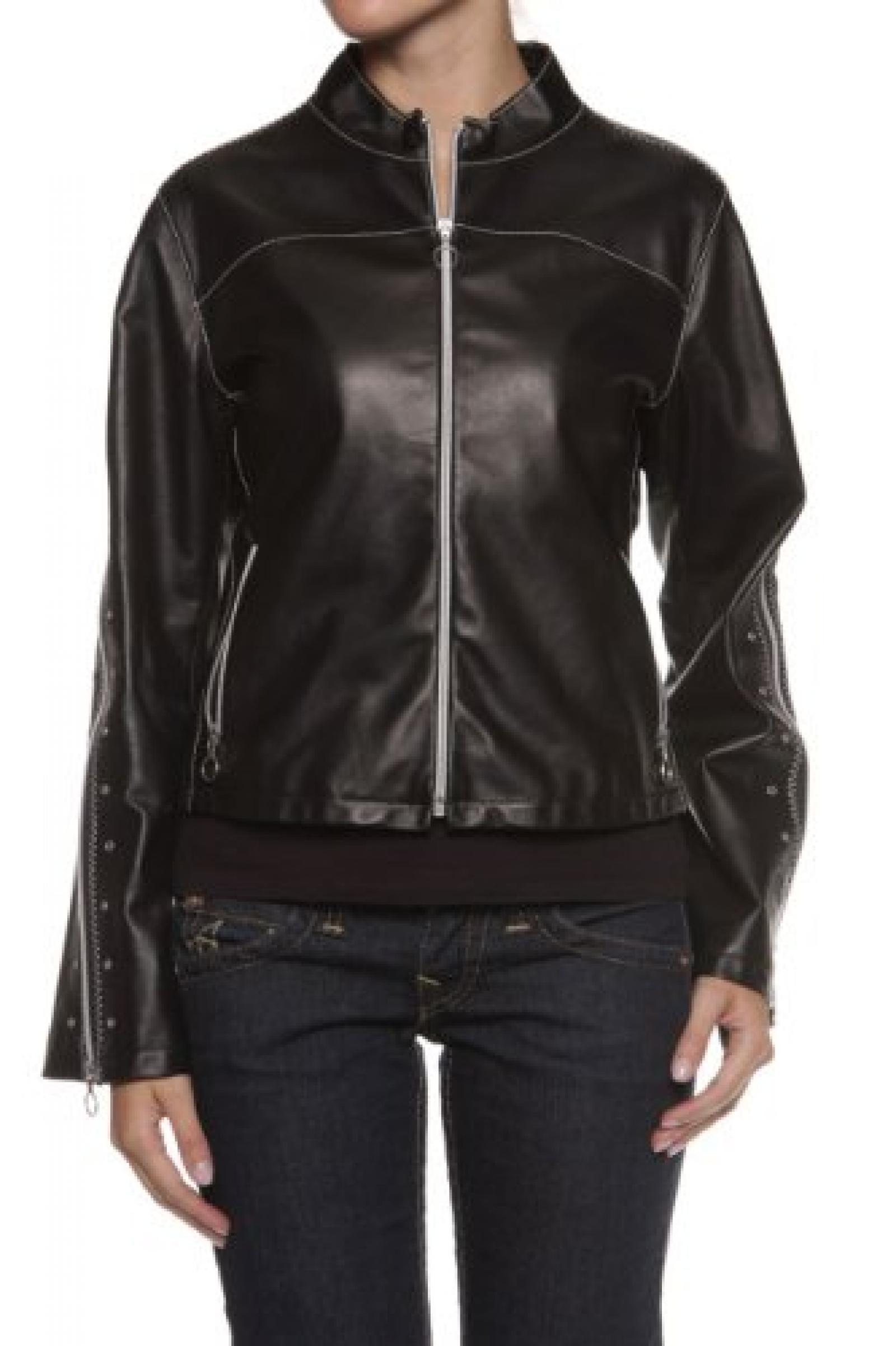 Cristiano di Thiene Lederjacke ELISA, Farbe: Schwarz Cristiano di Thiene Lederjacke ELISA, Farbe: Schwarz