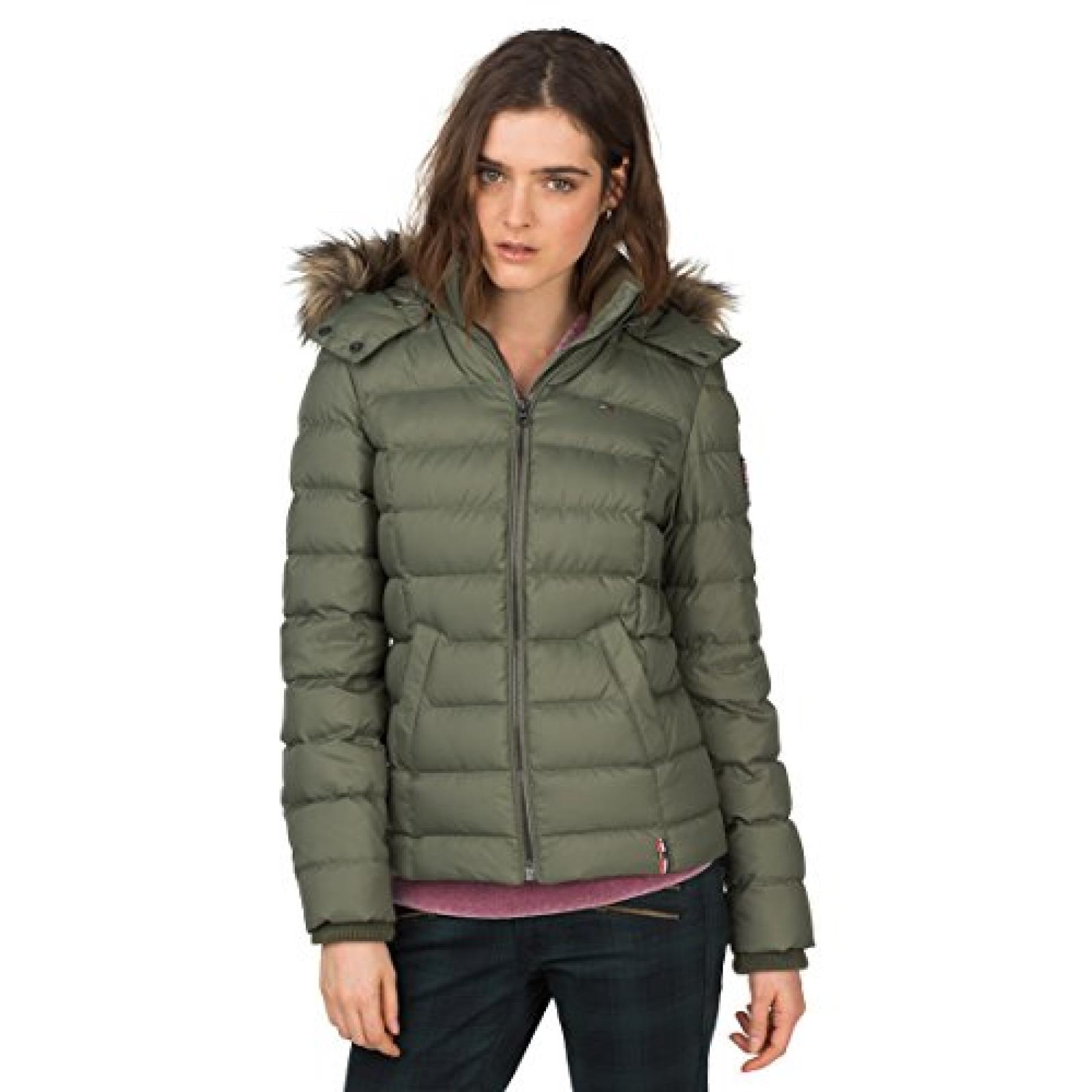 NEU! TOMMY HILFIGER JACKE DAMEN MARTINA DOWN BOMBER 1657640590 DAUNENJACK GRUN XS-XL NEU! TOMMY HILFIGER JACKE DAMEN MARTINA DOWN BOMBER 1657640590 DAUNENJACK GRUN XS-XL