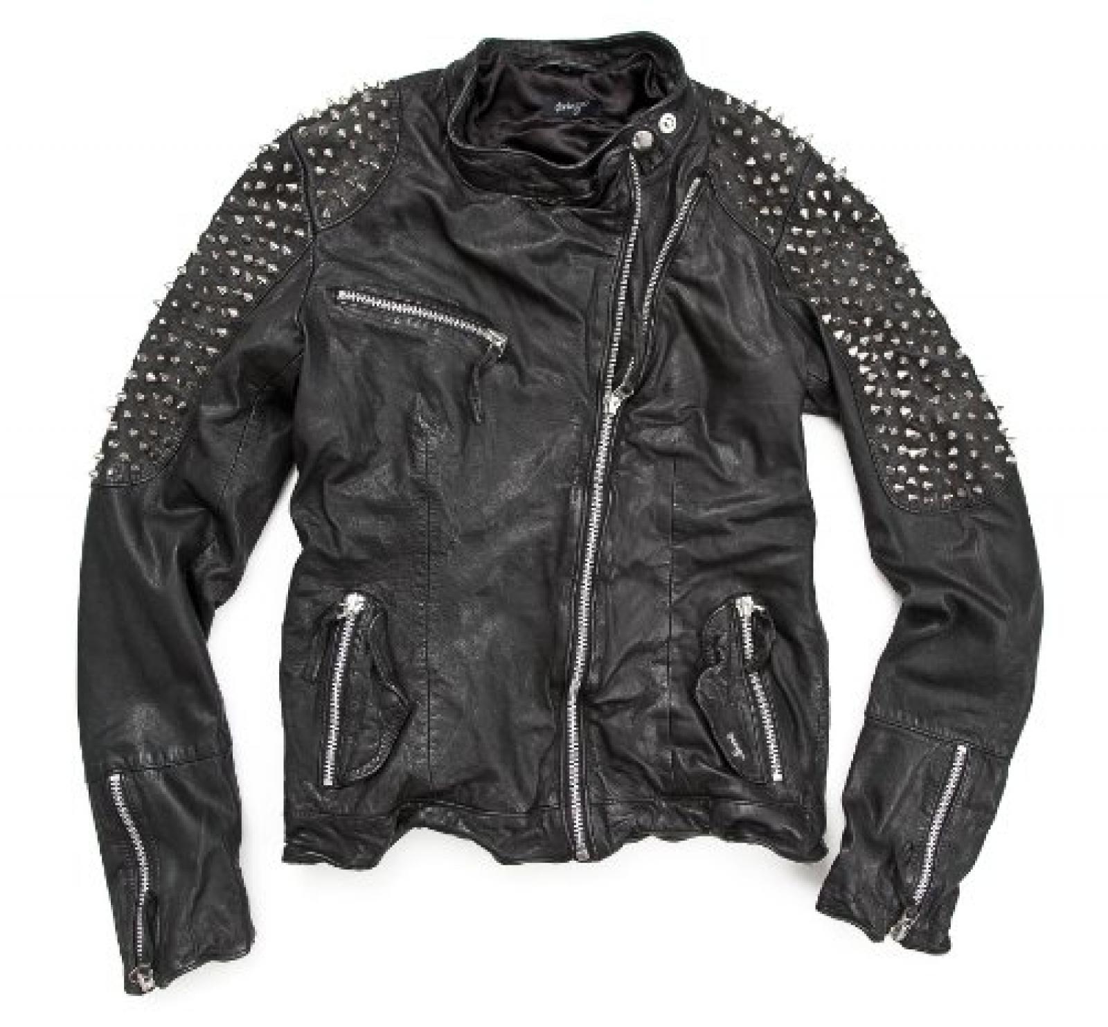 MAZE Lederjacke, Damen Delmas (schwarz) 