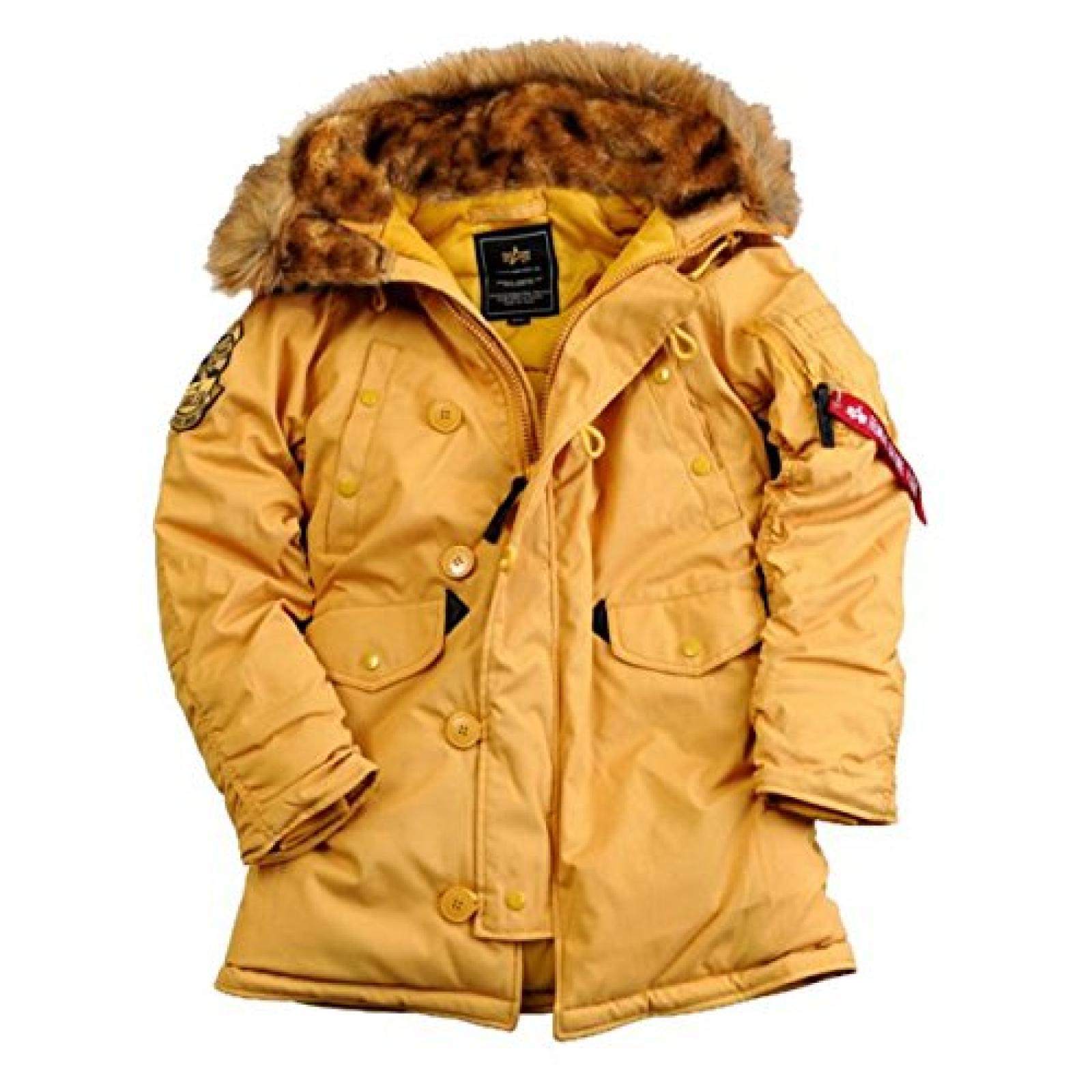 Alpha Ind. Frauen-Jacke Explorer Wmn w/o Patches - mustard Alpha Ind. Frauen-Jacke Explorer Wmn w/o Patches - mustard