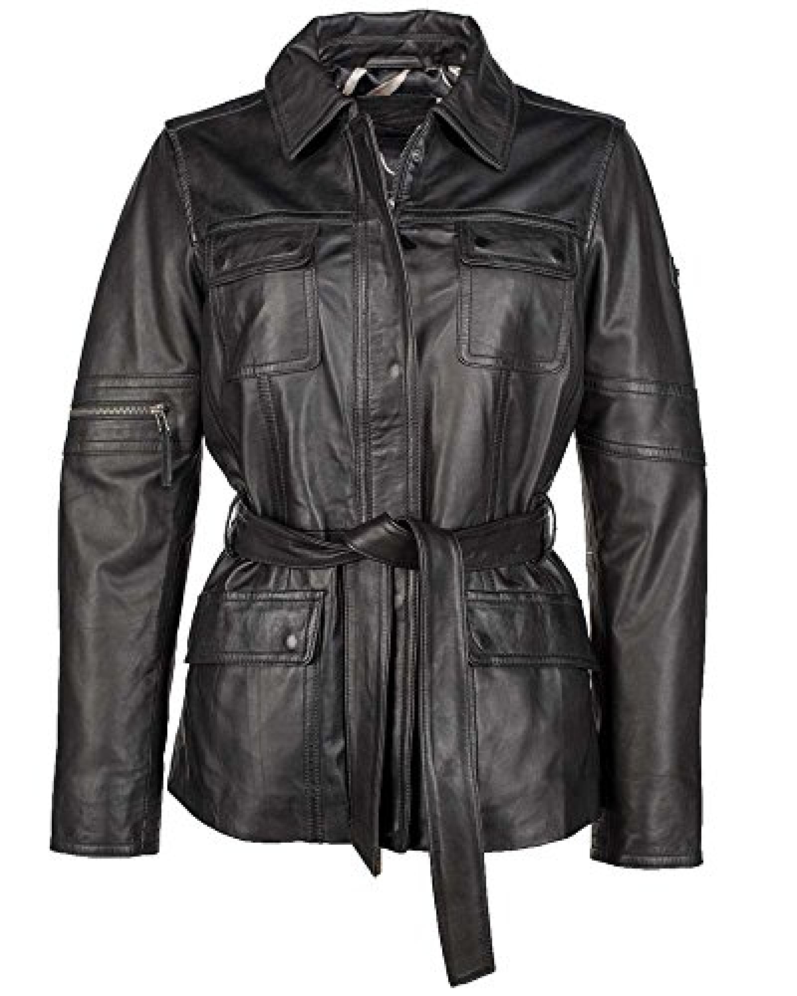 JCC Lederjacke Damen Gotham (black) 