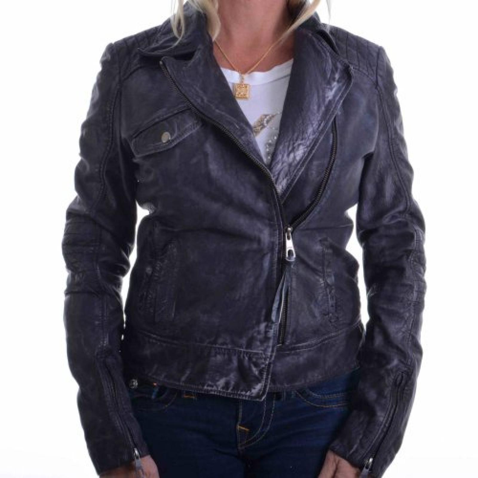 Guess Damenjacke Agda Gr. L UVP 289,95 Euro W42L01L0C30 Anthrazit 996 Lederjacke Guess Damenjacke Agda Gr. L UVP 289,95 Euro W42L01L0C30 Anthrazit 996 Lederjacke
