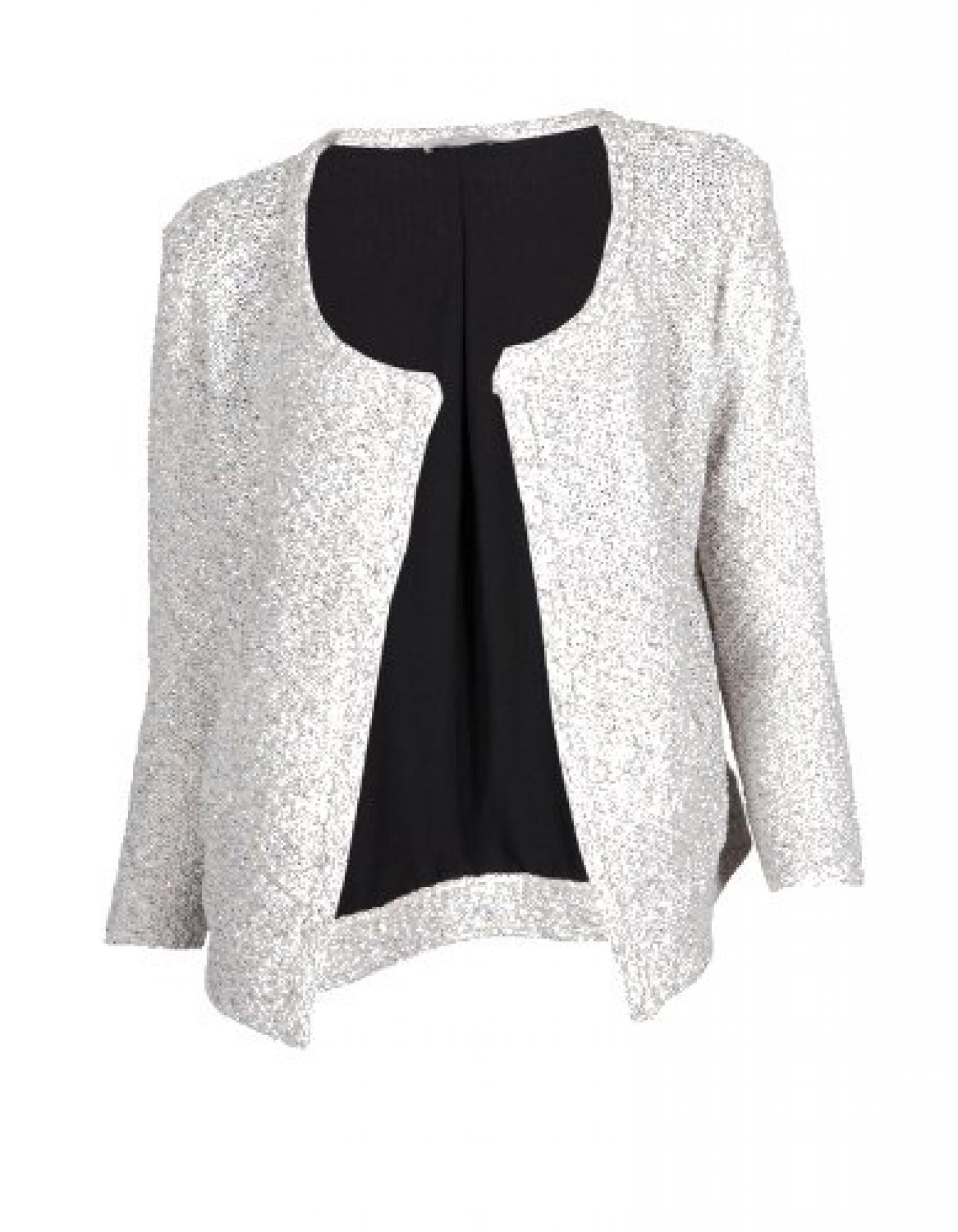 IHEART Glitzer-Jacke Cindy silver IHEART Glitzer-Jacke Cindy silver