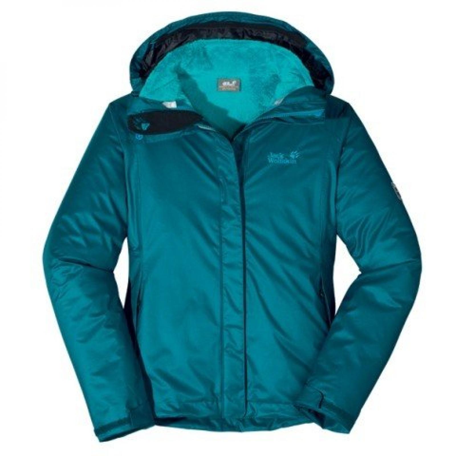 Jack Wolfskin 3in1 Winterjacke Damen 1102941-1045 Nova Scotia T&uuml;rkis M 
