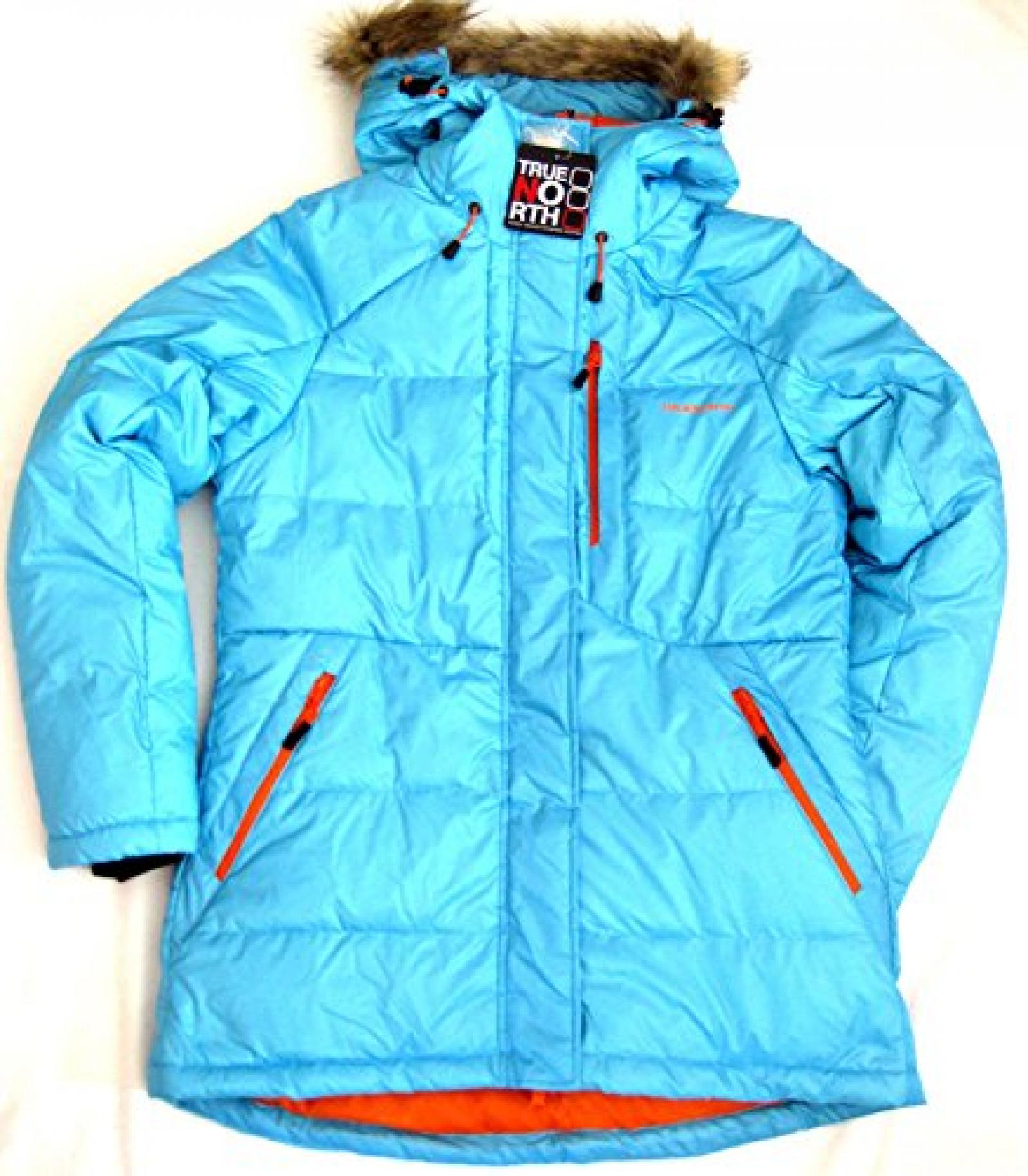 TrueNorth Womens modischer Parka Rainbow iceblue 44 TrueNorth Womens modischer Parka Rainbow iceblue 44