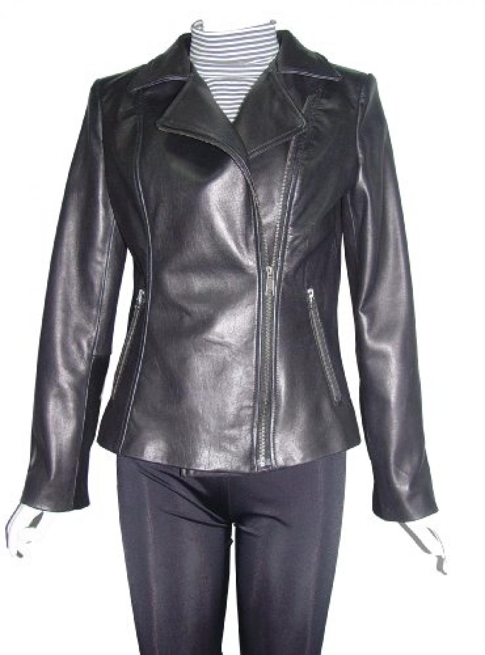 Nettailor FREE tailoring Women PETITE SZ 4099 Leather Moto Jacket 