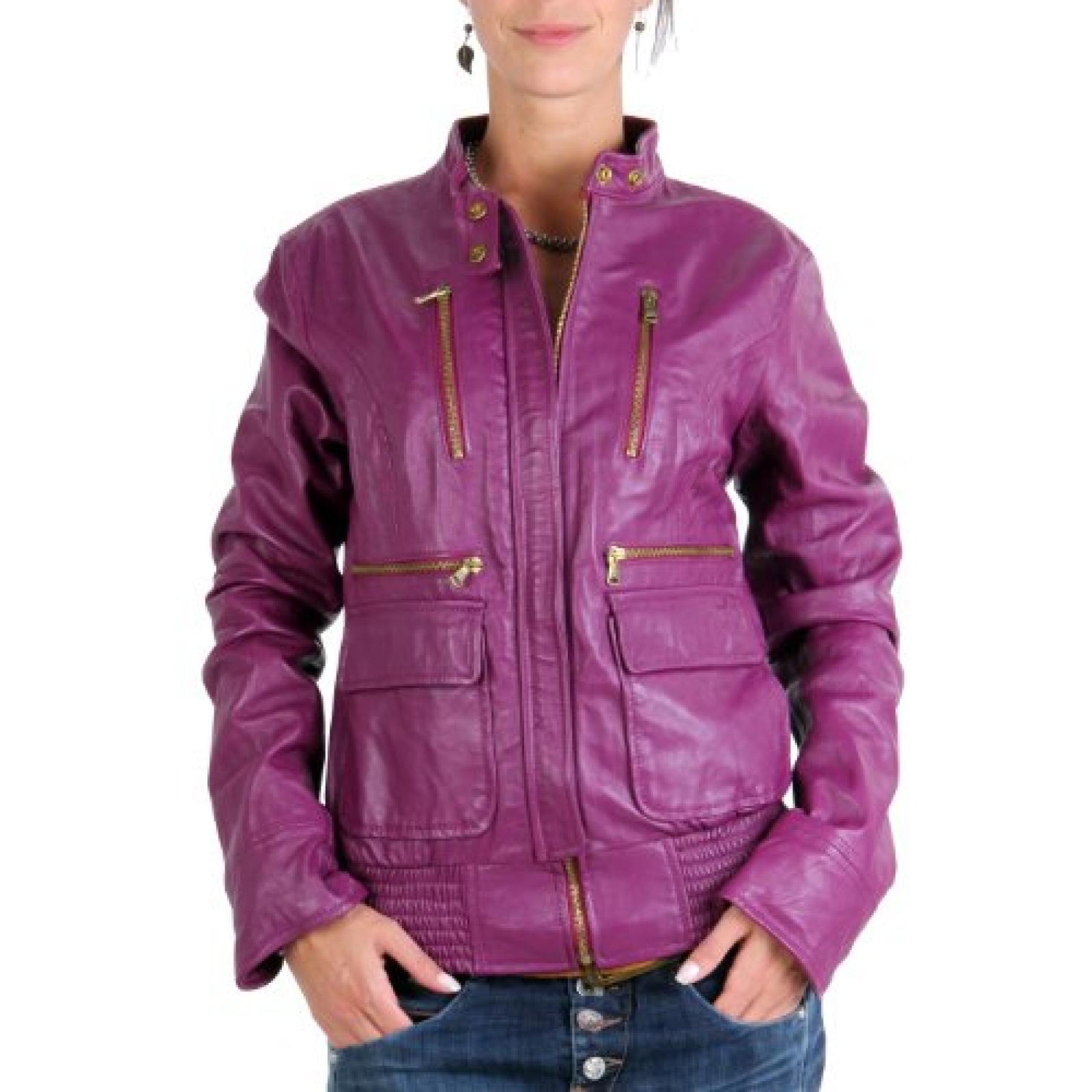 RELISH Damen Lederjacke Ade Pelle Pink RELISH Damen Lederjacke Ade Pelle Pink