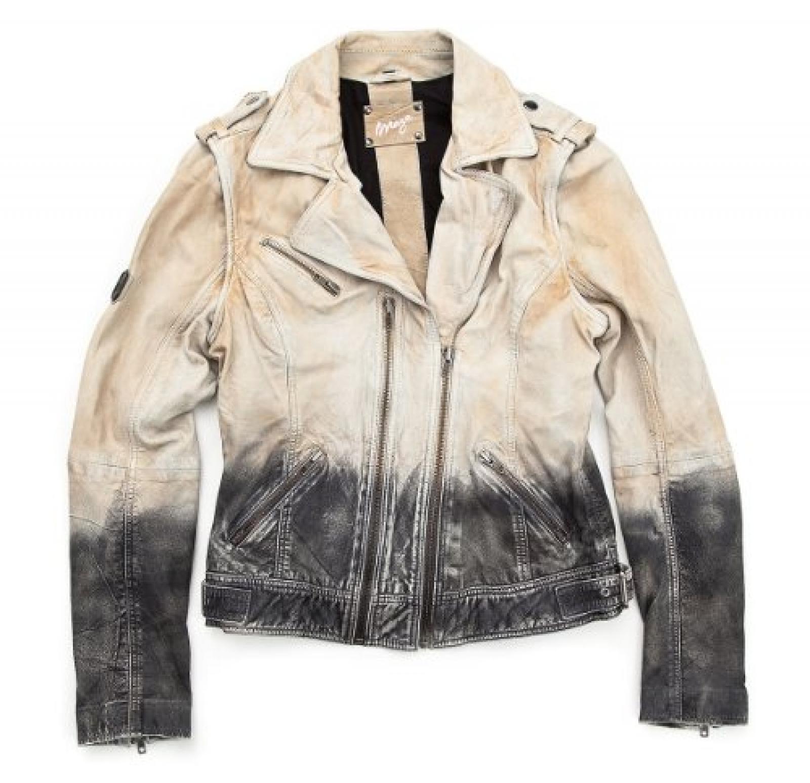 MAZE Lederjacke, Damen Doha (beige/black) 