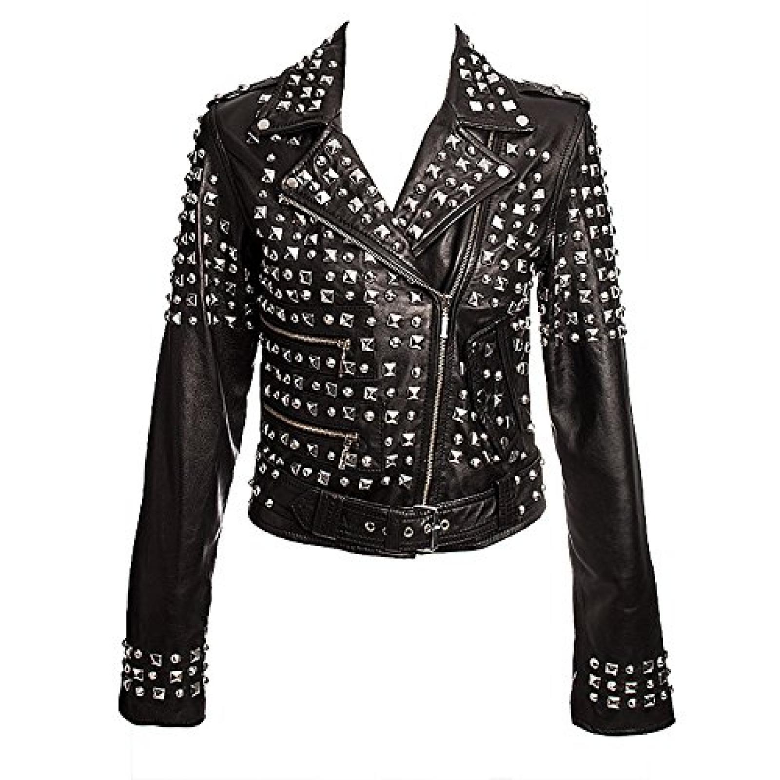 Kill Star Studded Lederjacke (Schwarz) Kill Star Studded Lederjacke (Schwarz)