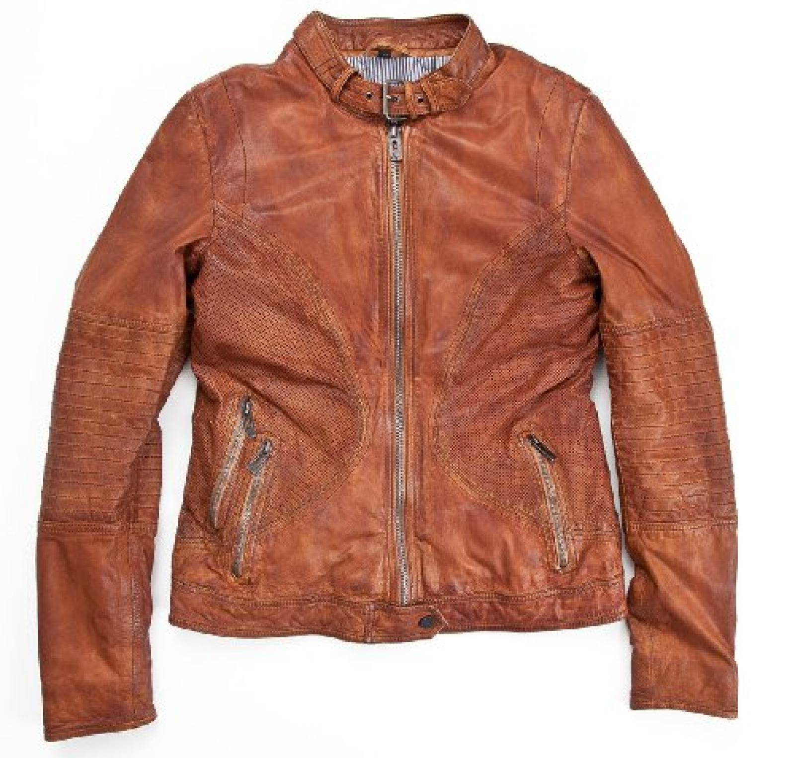 MAZE Lederjacke, Damen Pendelton (cognac) 