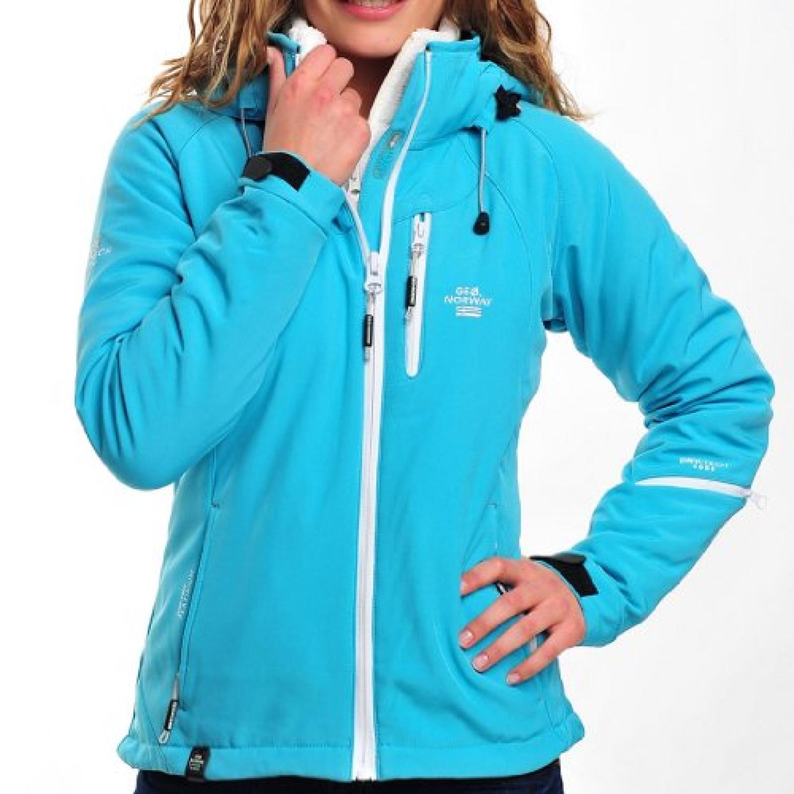 GEOGRAPHICAL NORWAY Damen Funktionsjacke Tutti-Frutti Türkis GN94 GEOGRAPHICAL NORWAY Damen Funktionsjacke Tutti-Frutti Türkis GN94