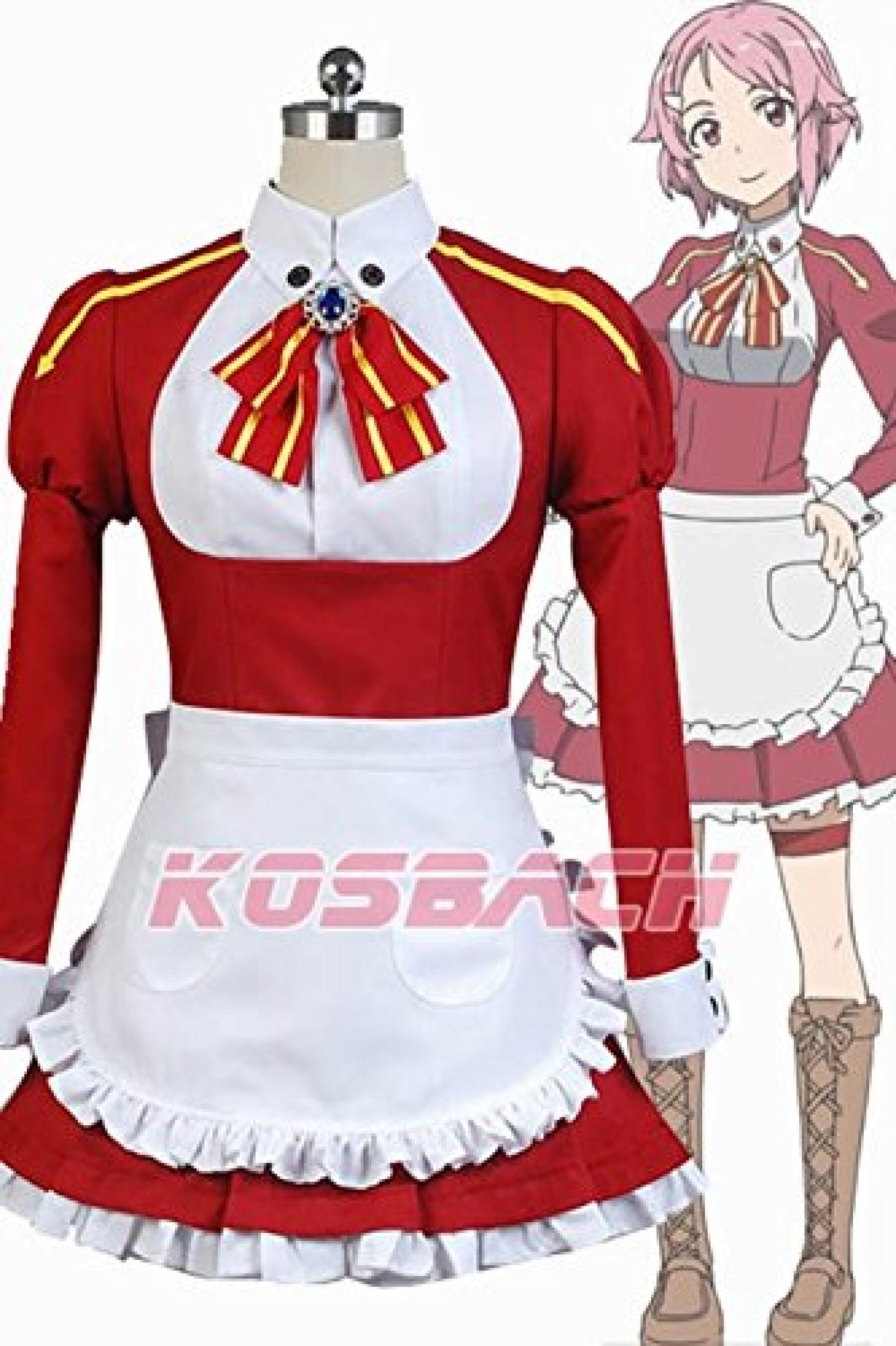 Sword Art Online Lisbeth Rika Shinozaki Cosplay Kostuem Sword Art Online Lisbeth Rika Shinozaki Cosplay Kostuem