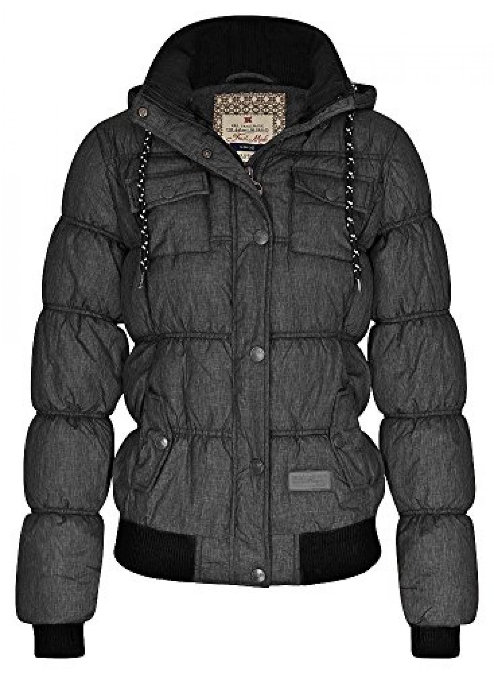 Sublevel Damen Jacke Winterjacke mit Kapuze, gesteppt Sublevel Damen Jacke Winterjacke mit Kapuze, gesteppt