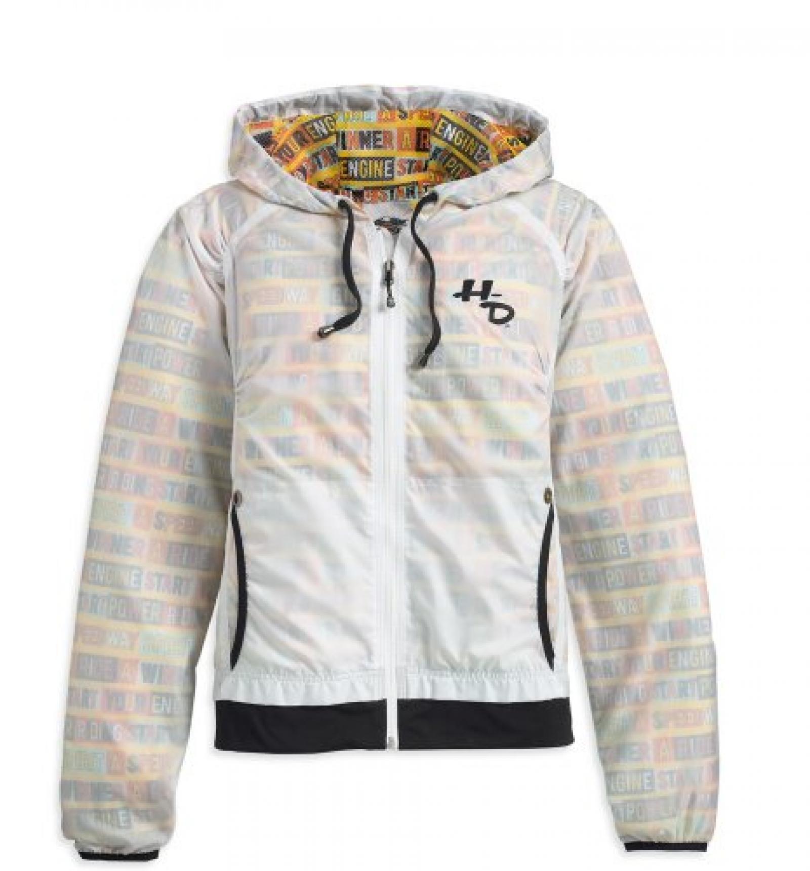 Harley-Davidson Allover Printed Sheer Lined Jacket 97570-13VW Damen Outerwear 