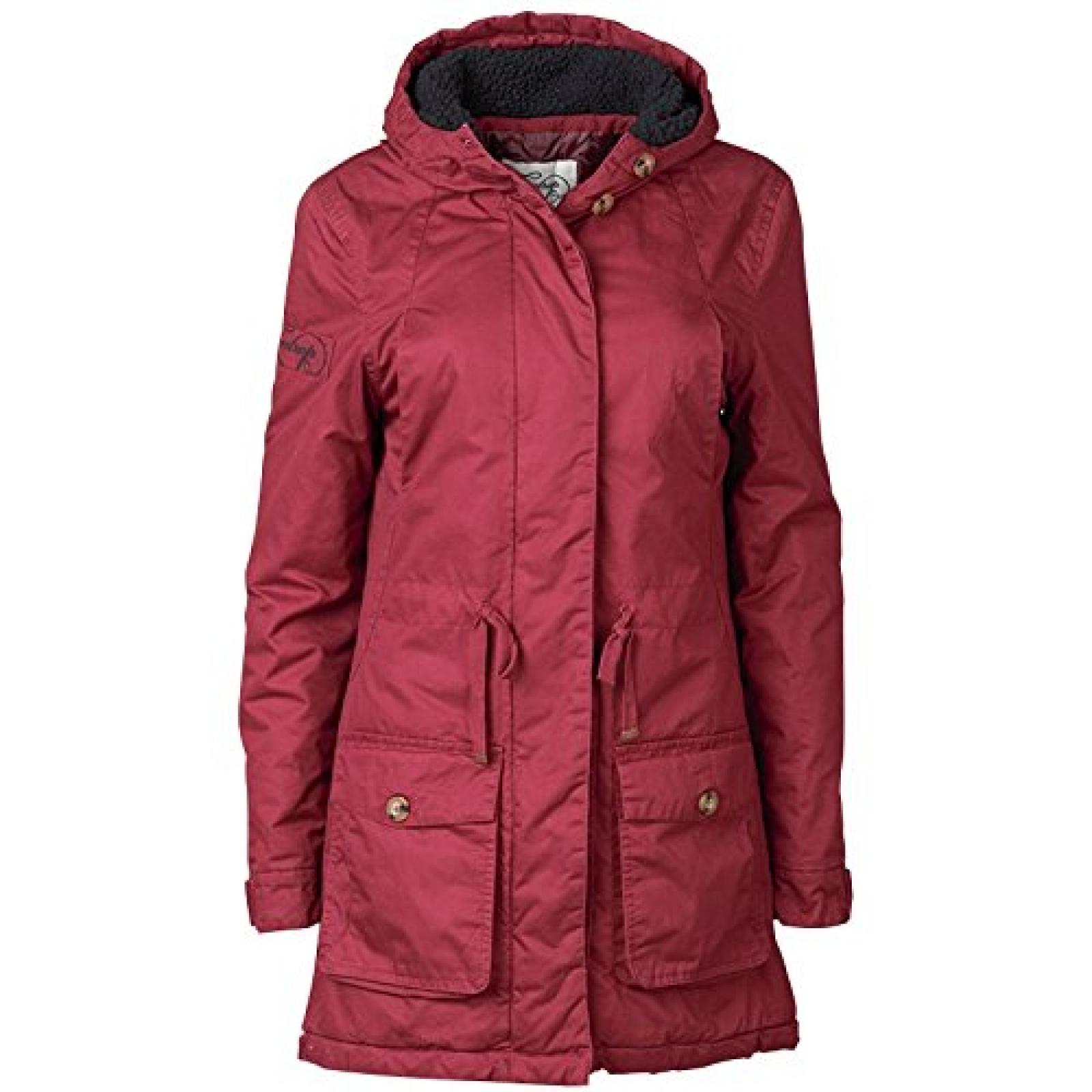 Burgunderrot Firetrap Damen Alyssa Parka Jacke Burgunderrot Burgunderrot Firetrap Damen Alyssa Parka Jacke Burgunderrot
