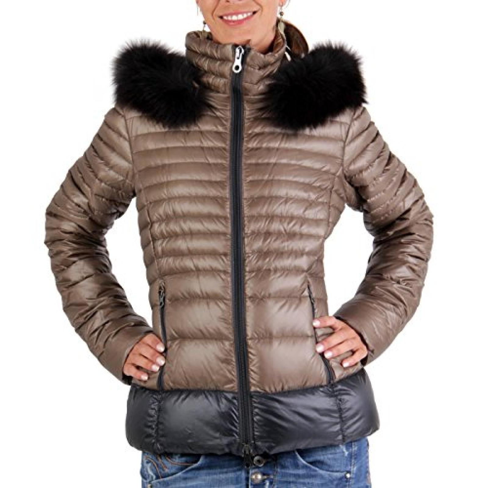 DUVETICA Damen Winter Daunenjacke NYX Brown Gold 3150 DUVETICA Damen Winter Daunenjacke NYX Brown Gold 3150