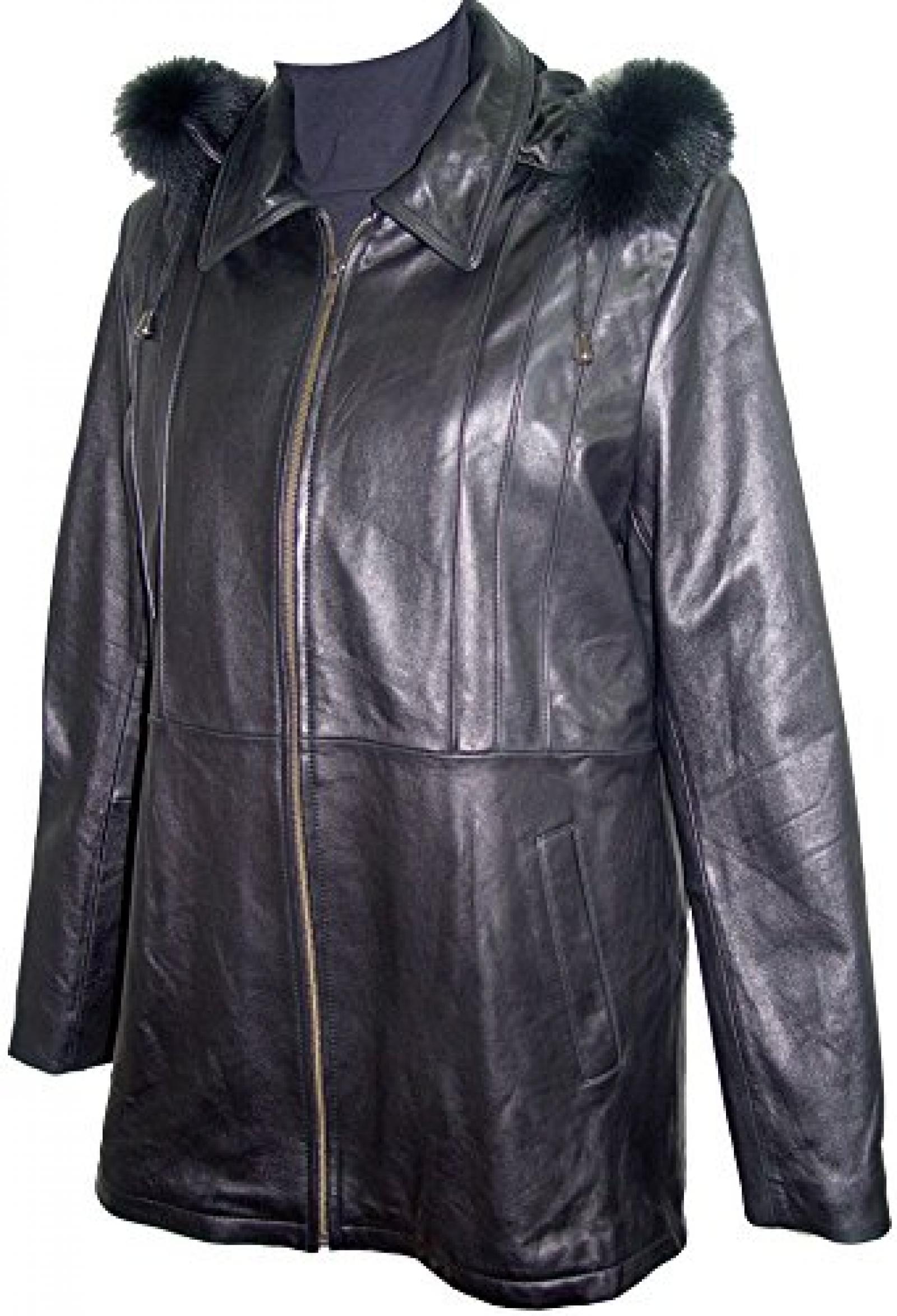 Paccilo 4 Season Wear Womens 4001 Lambskin Leather Parka Jacket 