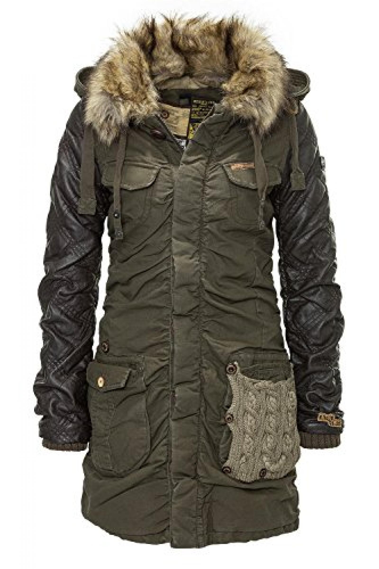 Khujo Damen Winterjacke Gr&uuml;n 