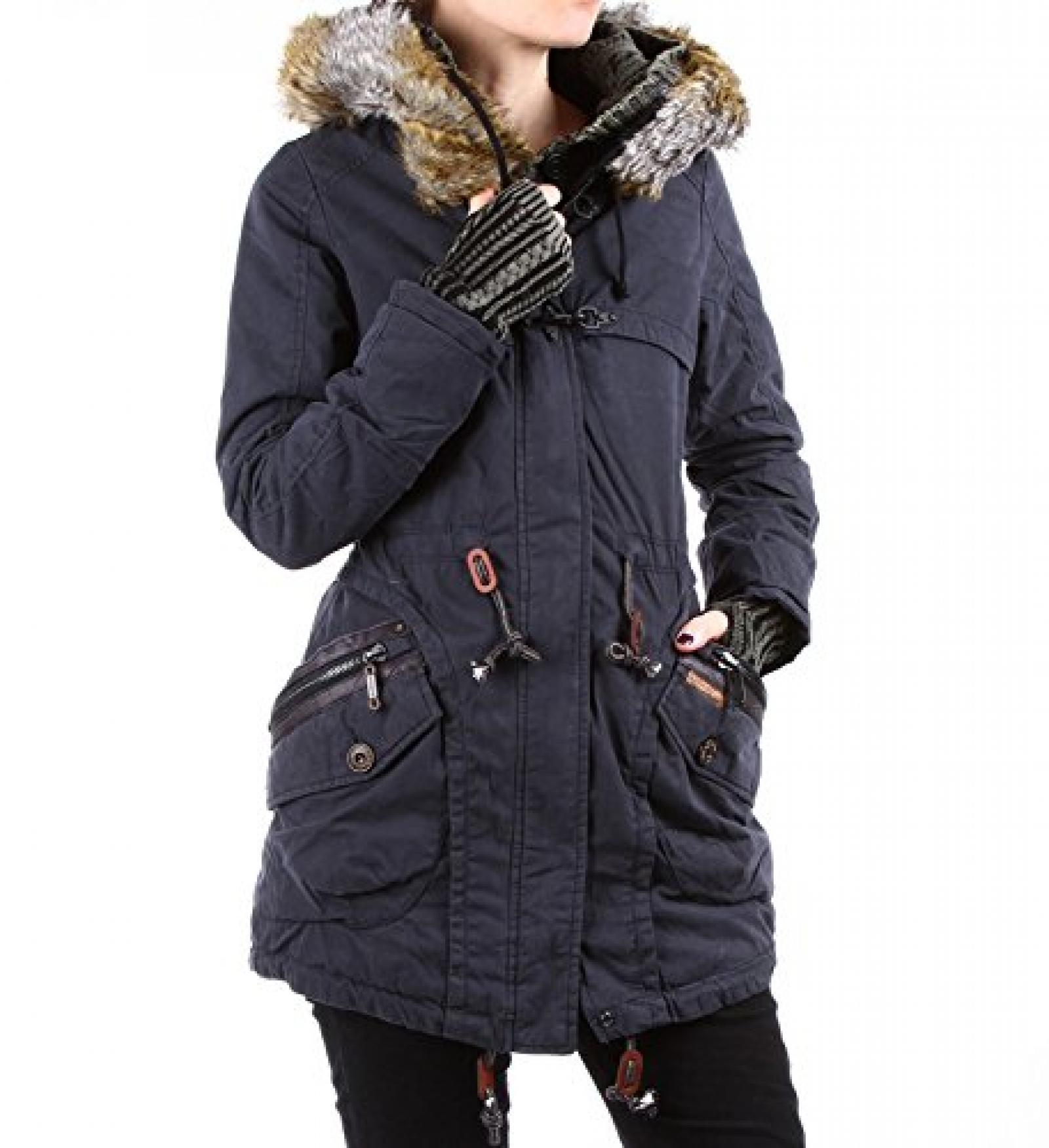 Khujo Damen Polarjacke Grace with Inner Jacket & Cuffs Khujo Damen Polarjacke Grace with Inner Jacket & Cuffs