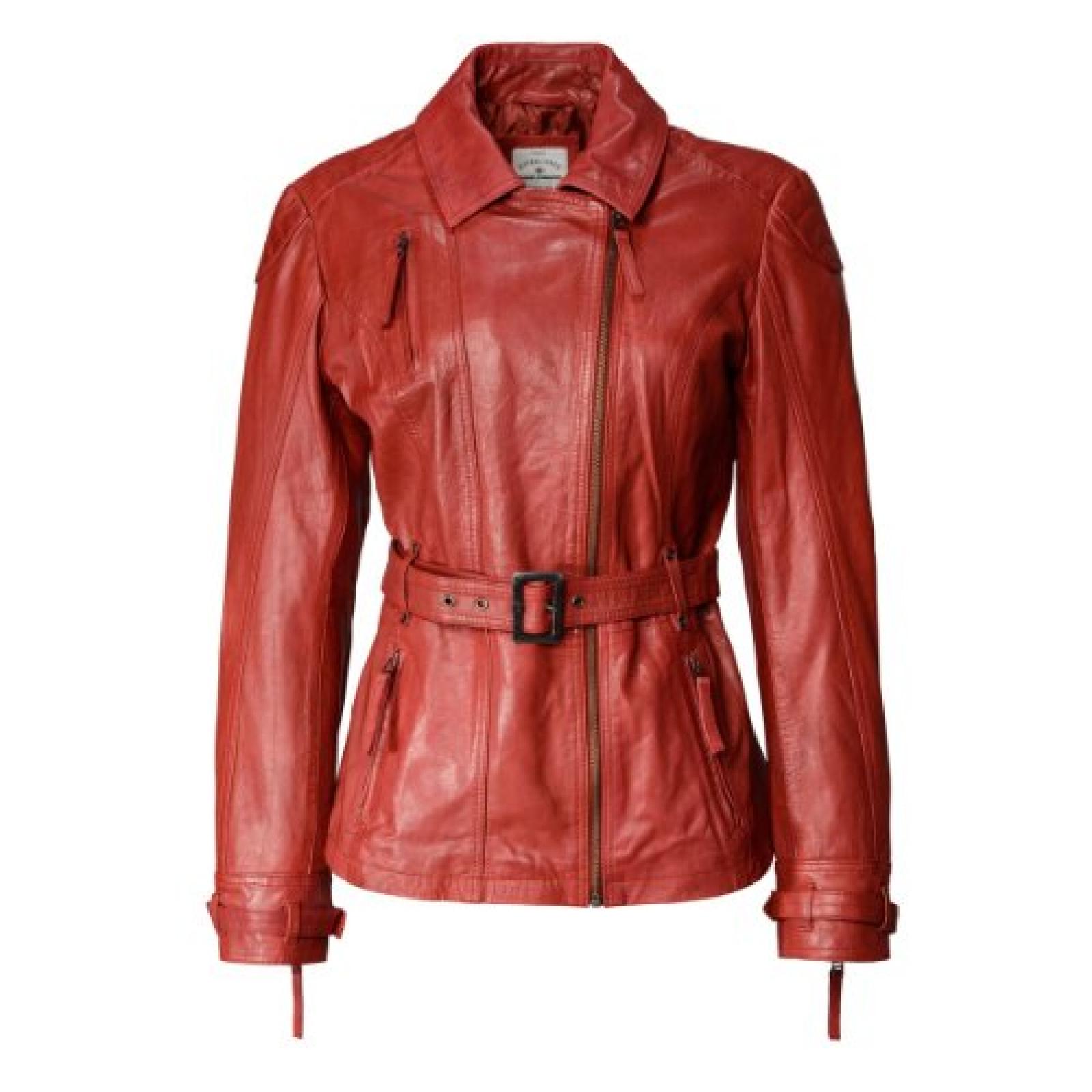 Tom Tailor Lederjacke, Damen Jeniffer (black, london red) 