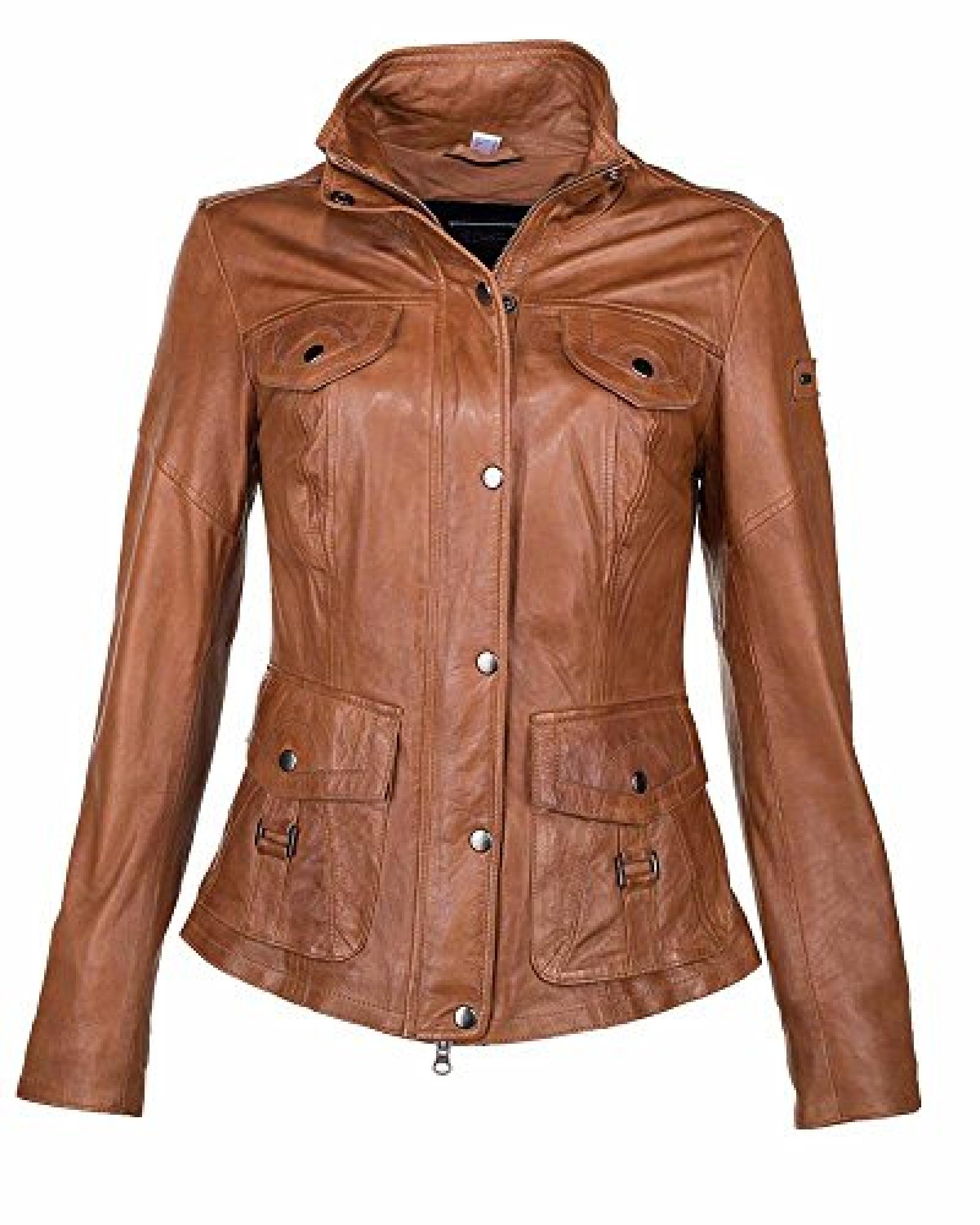 JCC Lederjacke Damen Biona (Cognac) 
