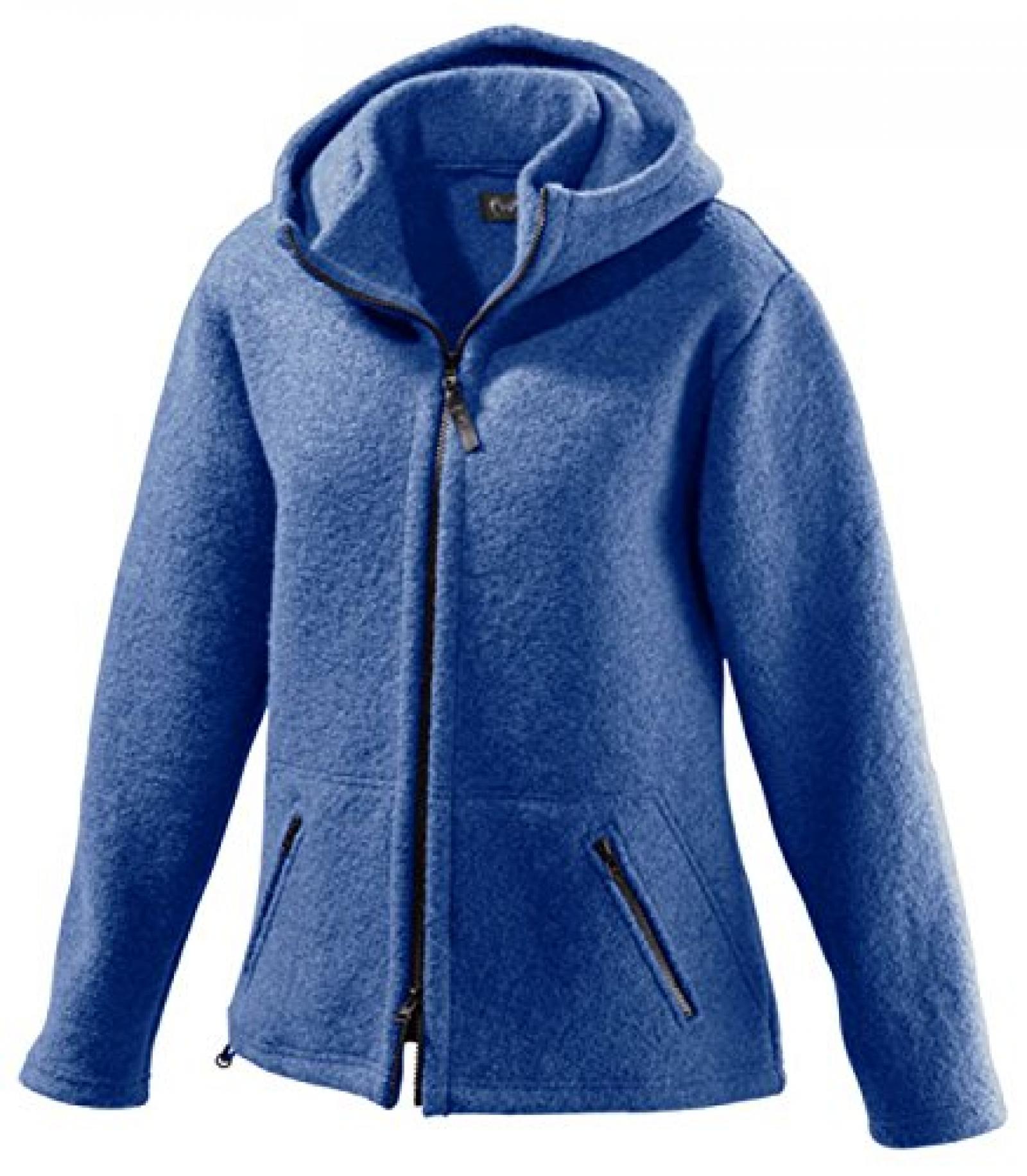 Mufflon Jula, Damen-Wolljacke, ocean - blau Mufflon Jula, Damen-Wolljacke, ocean - blau
