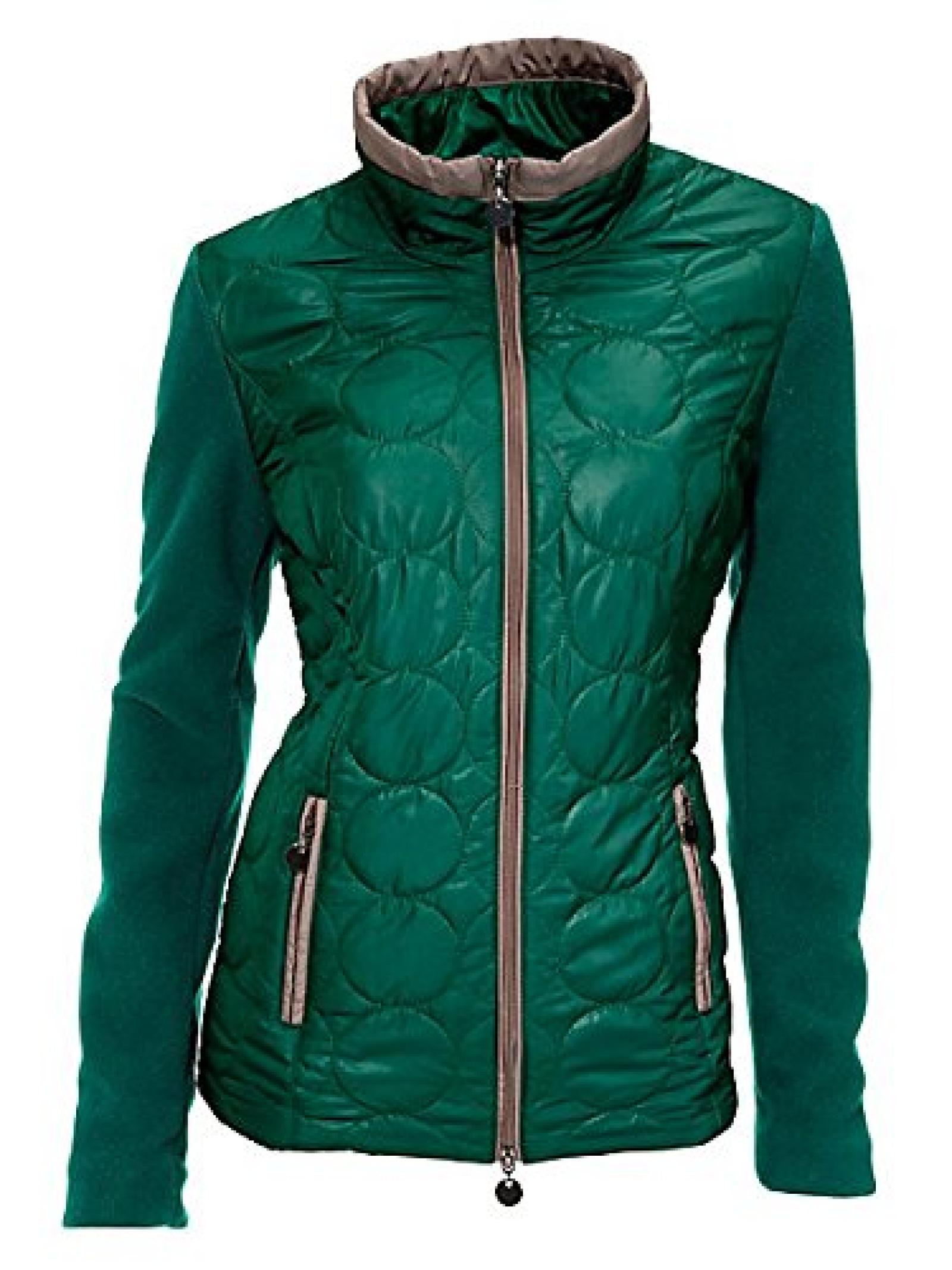 Damen B.C. BEST CONNECTIONS Steppjacke in dunkelgr&uuml;n - Gr&ouml;&szlig;e: 40 