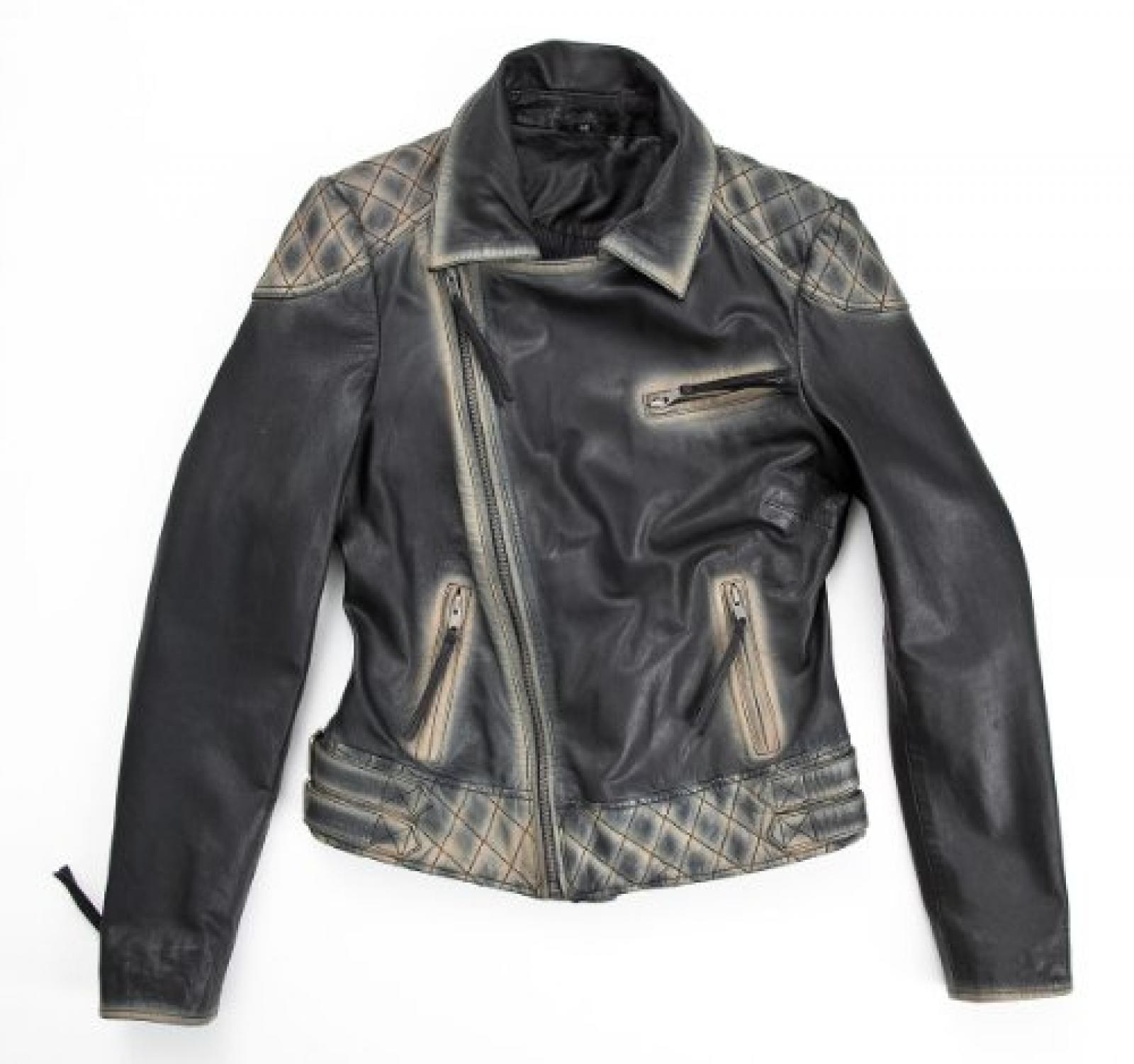 MAZE Lederjacke, Damen Kearney (black/mint) MAZE Lederjacke, Damen Kearney (black/mint)