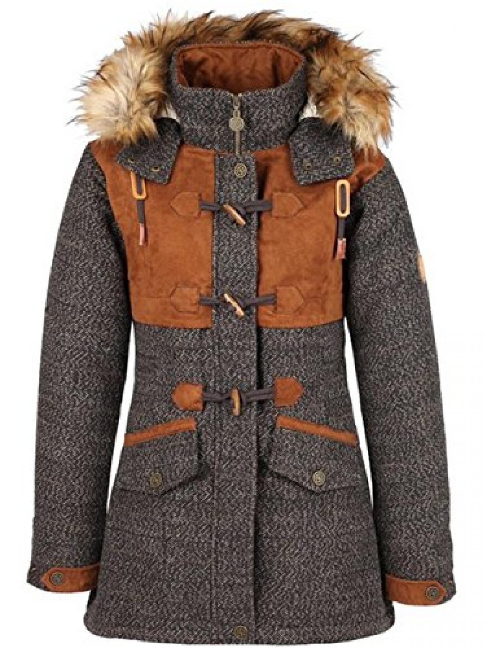 Alife & Famous Kate Jacket, Damen Jacke, braun Alife & Famous Kate Jacket, Damen Jacke, braun