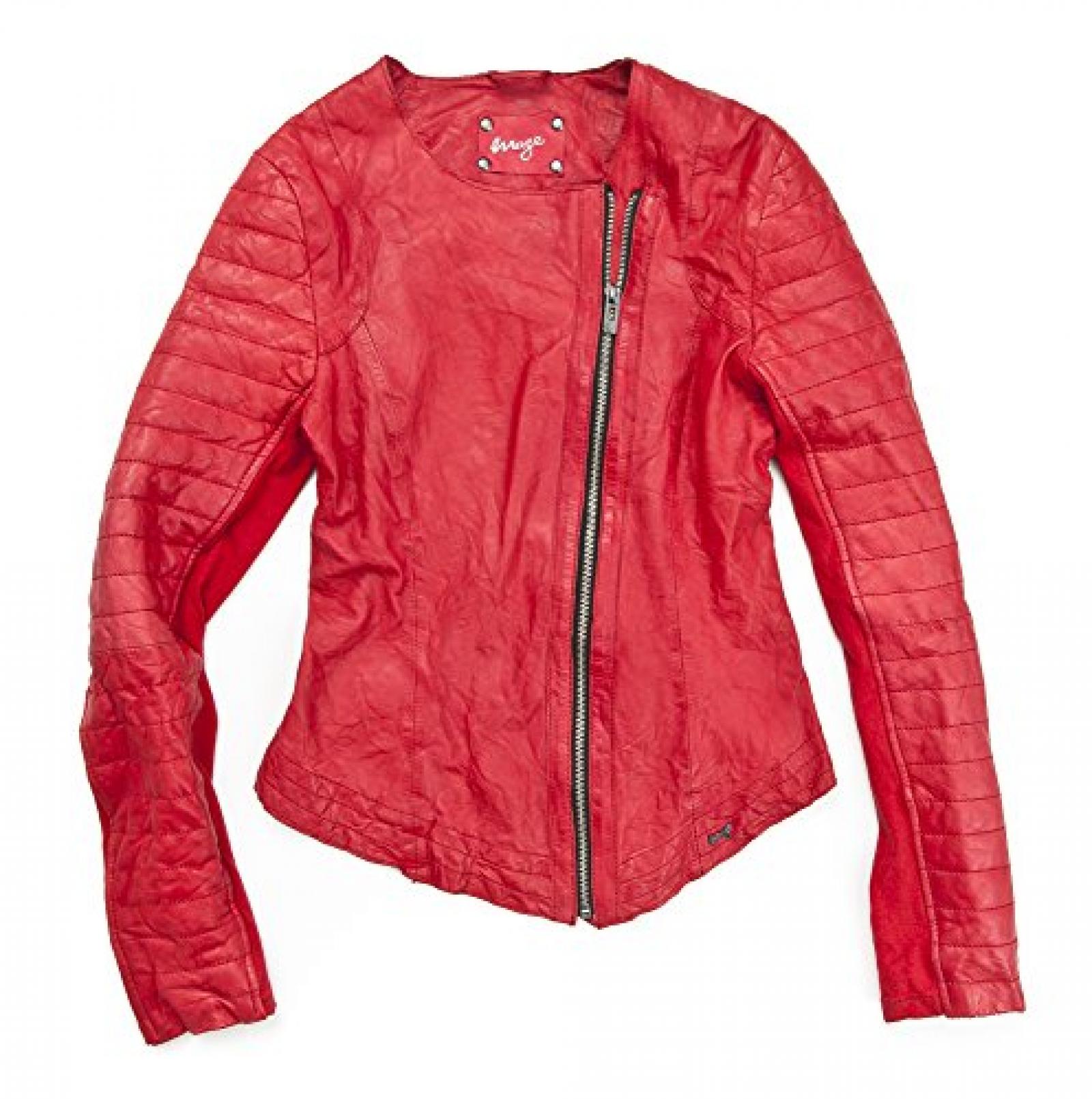MAZE Lederjacke, Damen Nagano (red) 